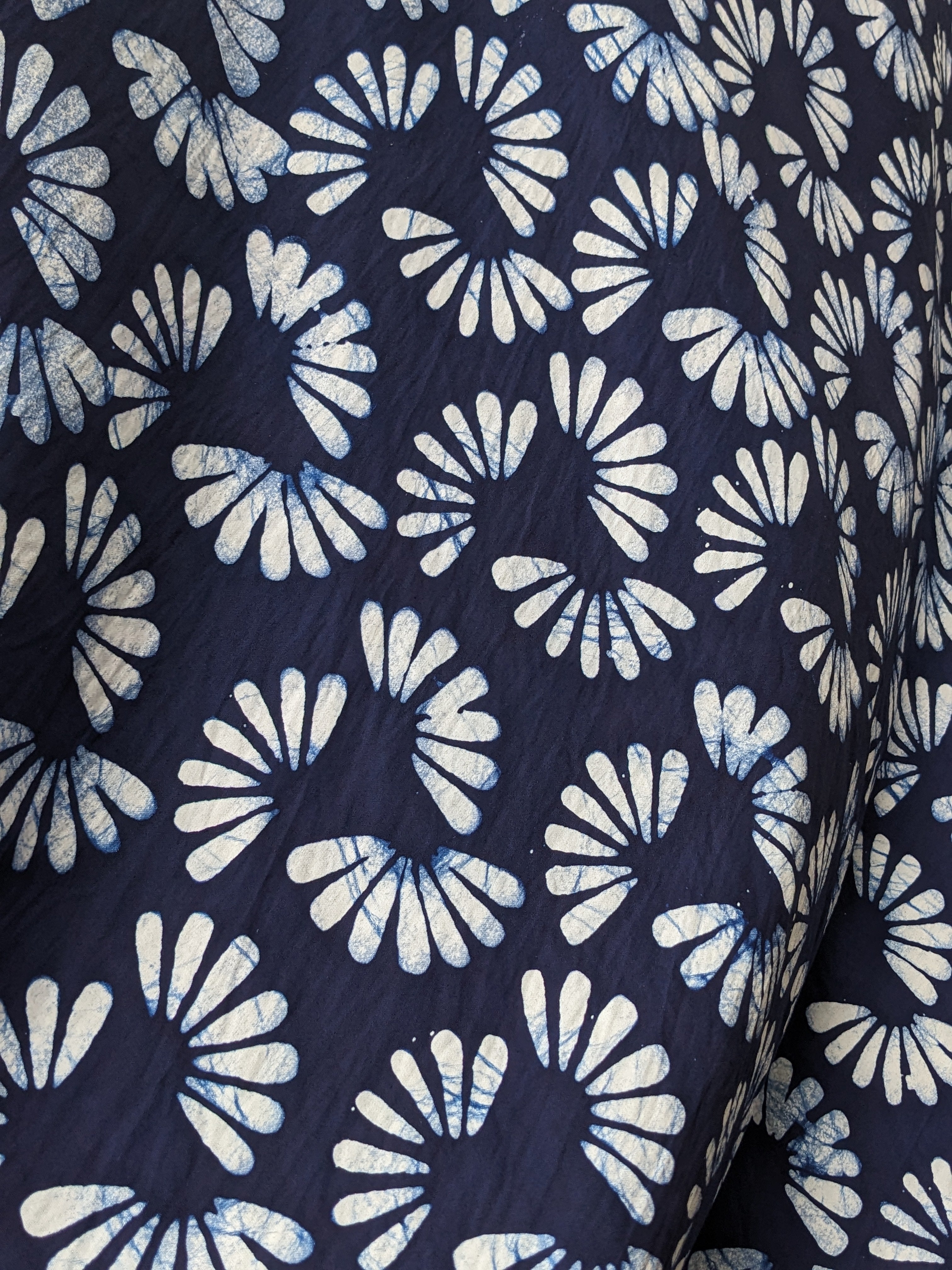 Batik |  Pineapple in Indigo