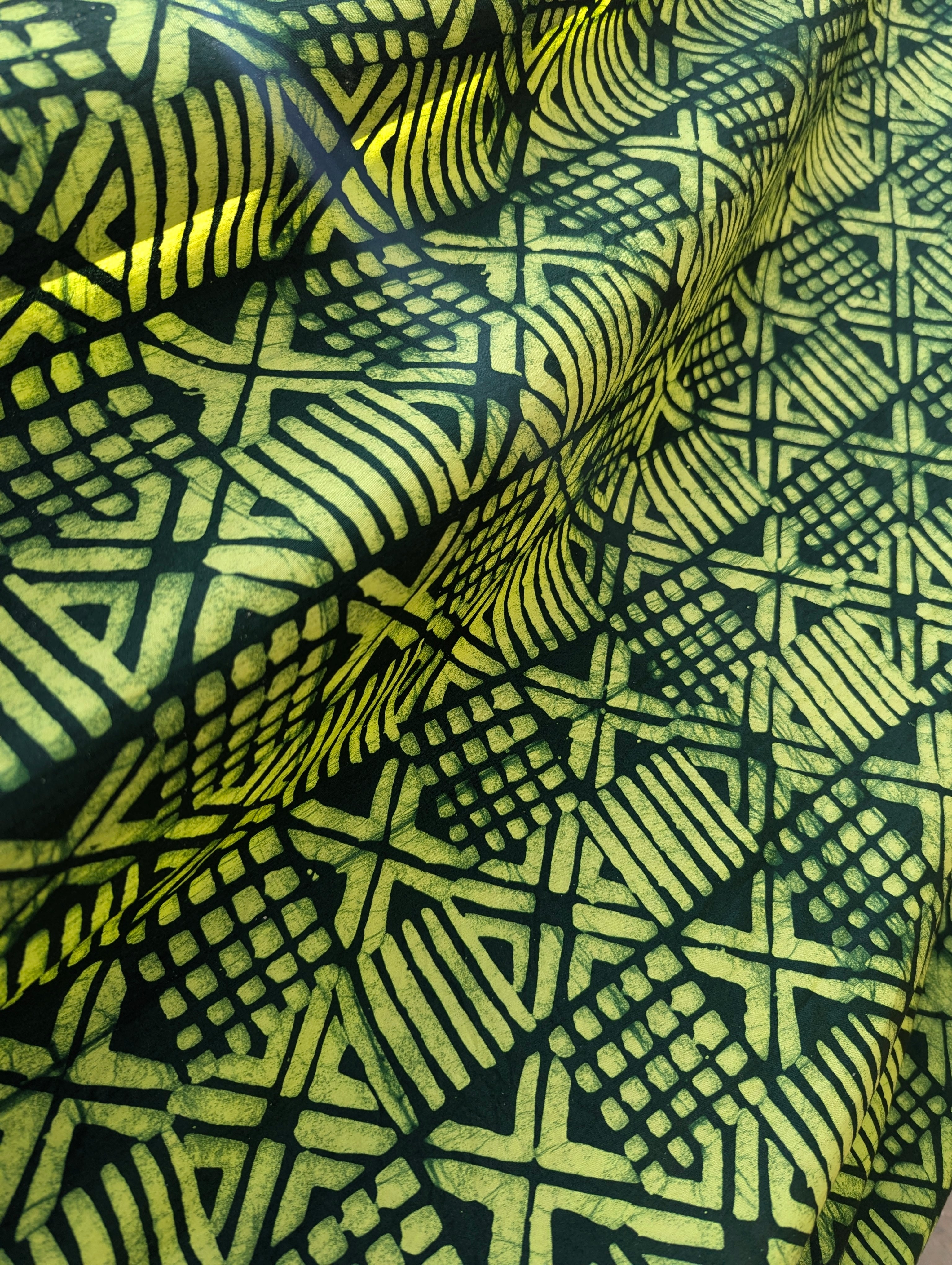 Batik | Adinkra in Black Green