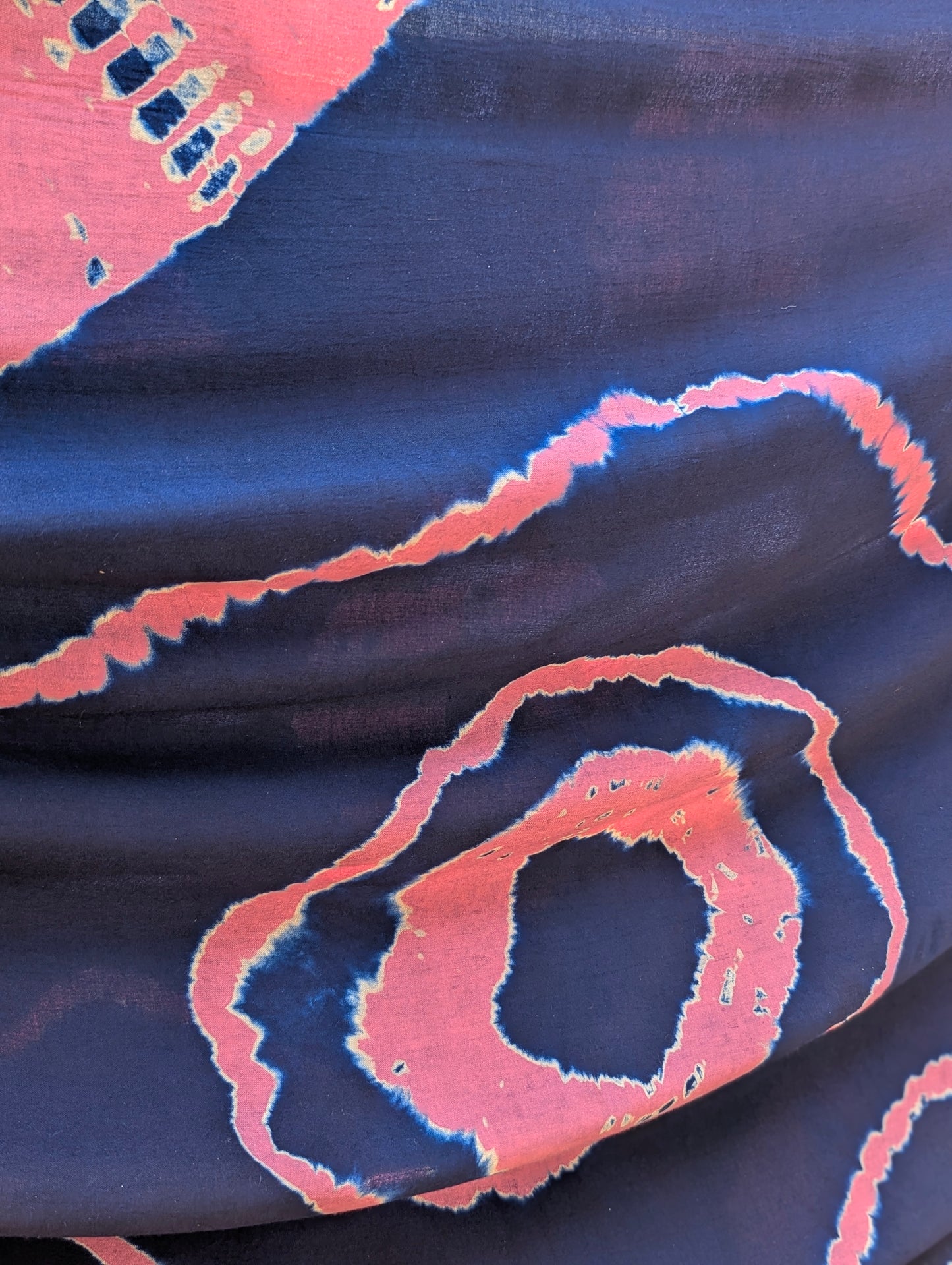 Rayon| Abstract in Indigo