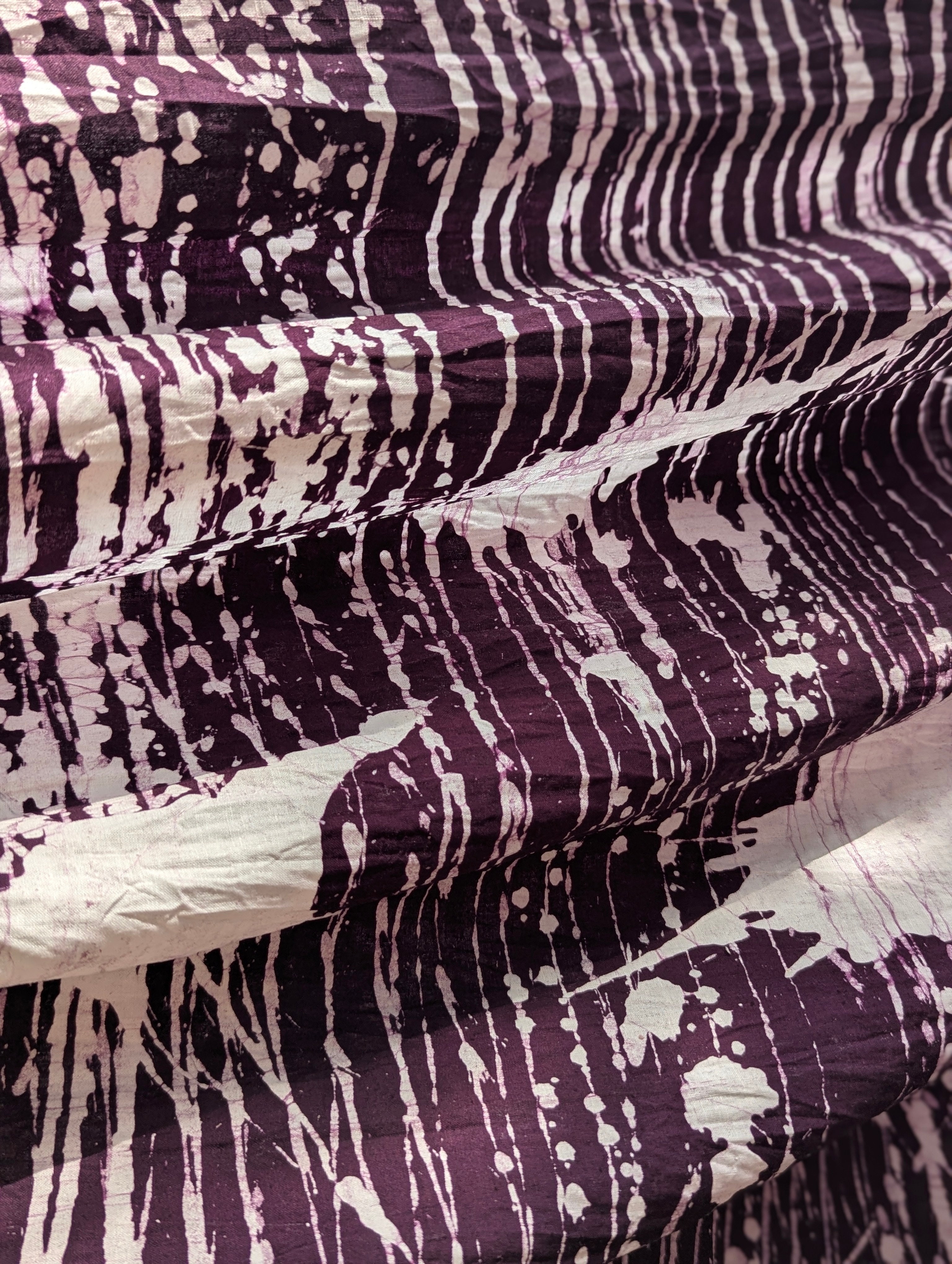 Batik| Cloudy in Beetroot