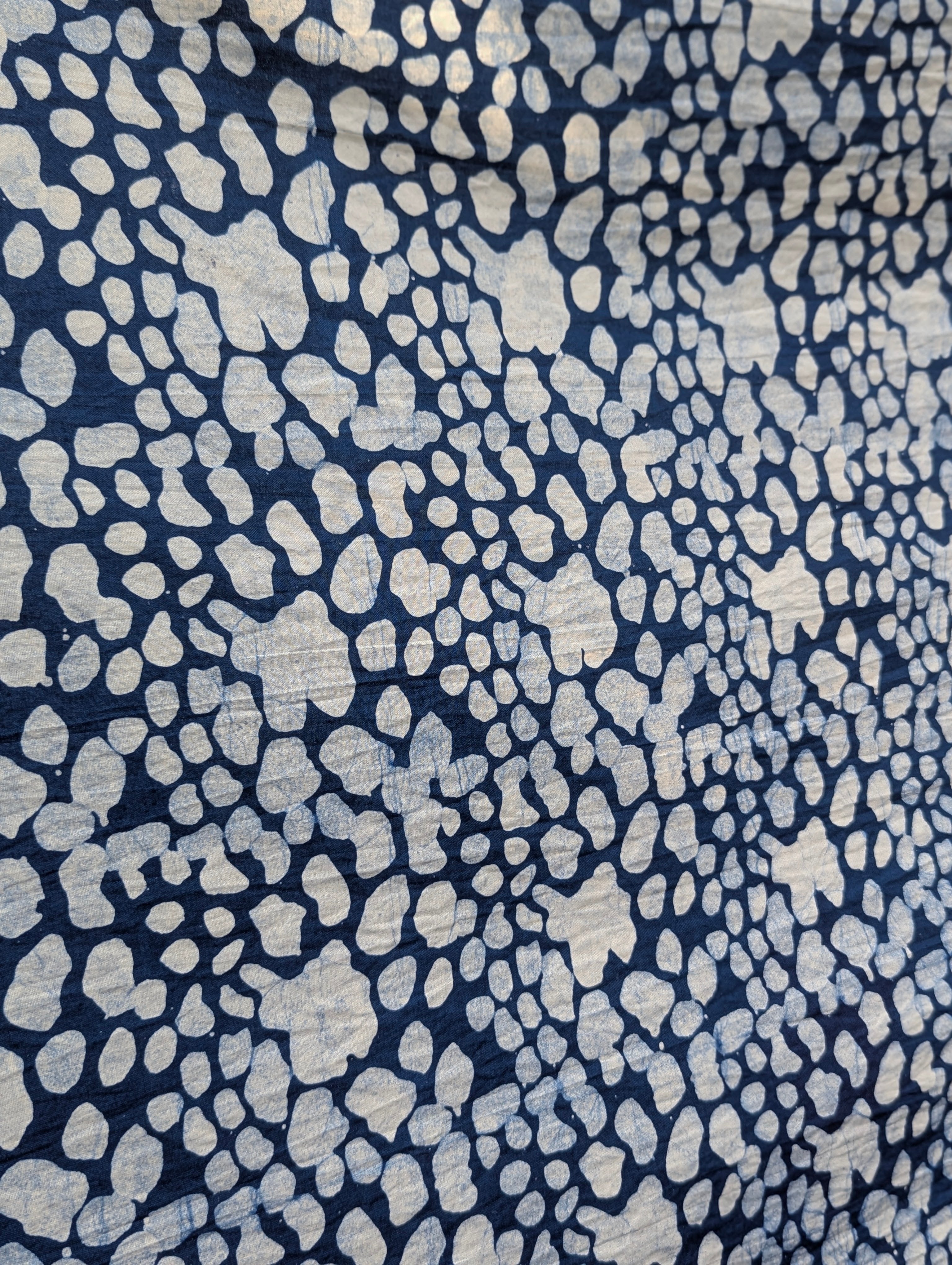 Batik| Gravels in Ocean Blue