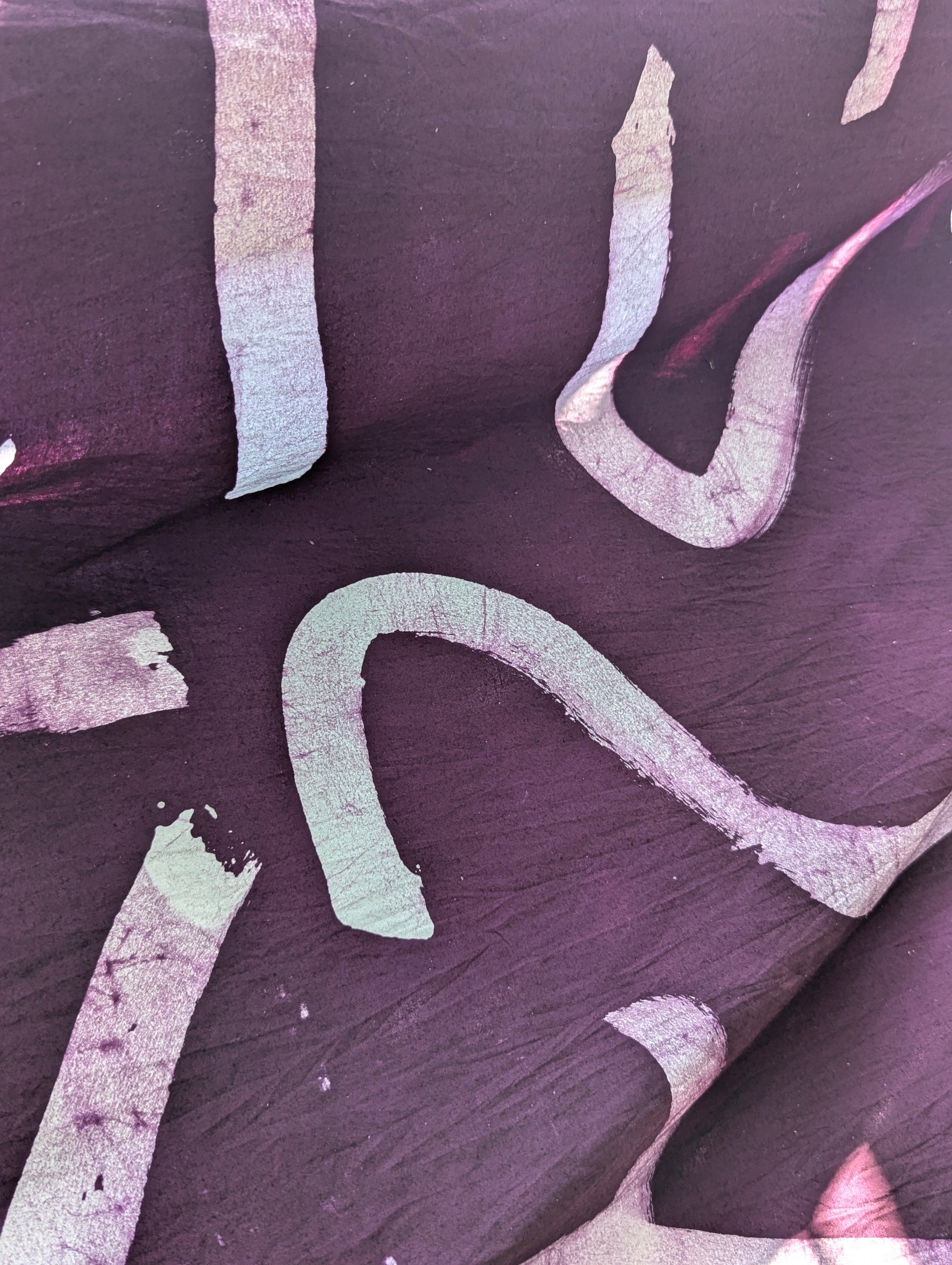 Batik | Calligraphy in Beetroot