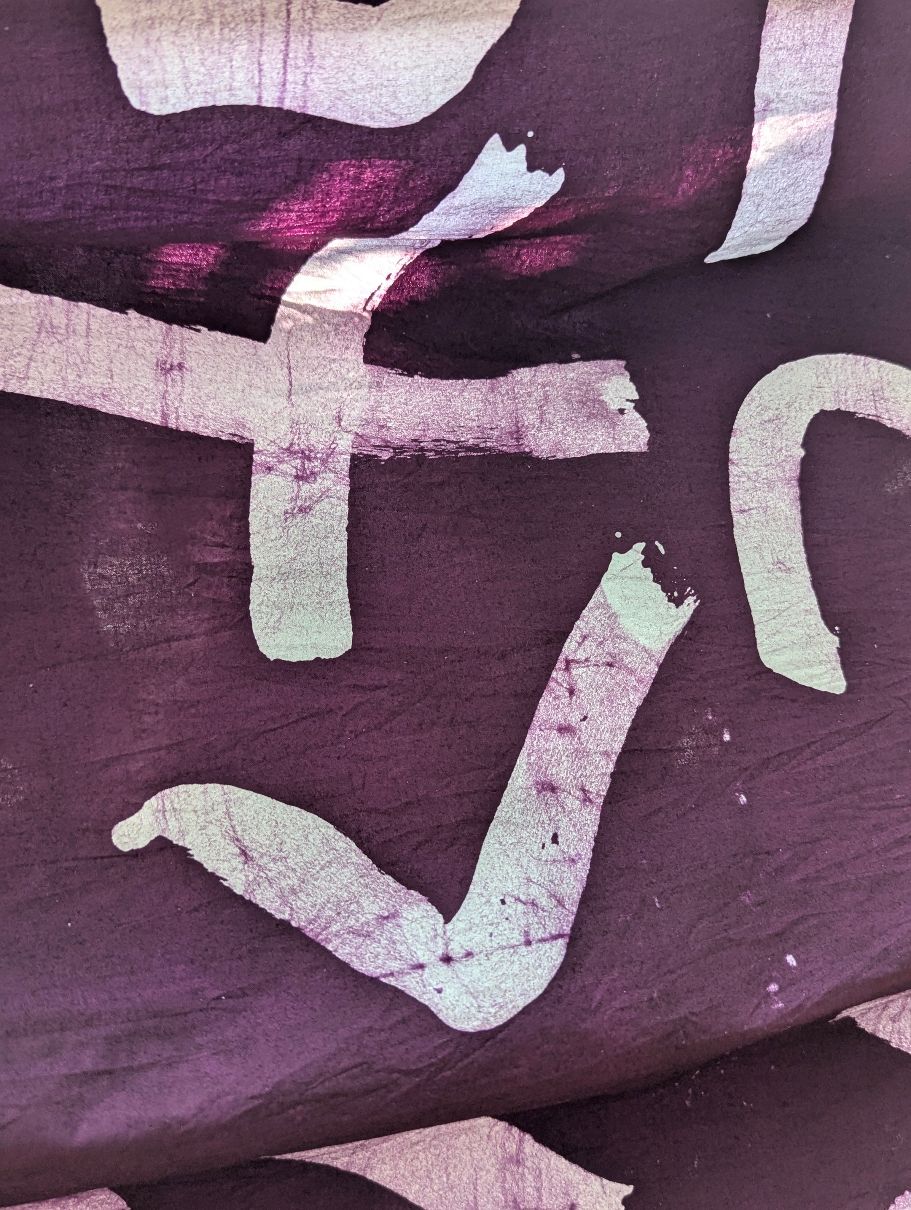 Batik | Calligraphy in Beetroot