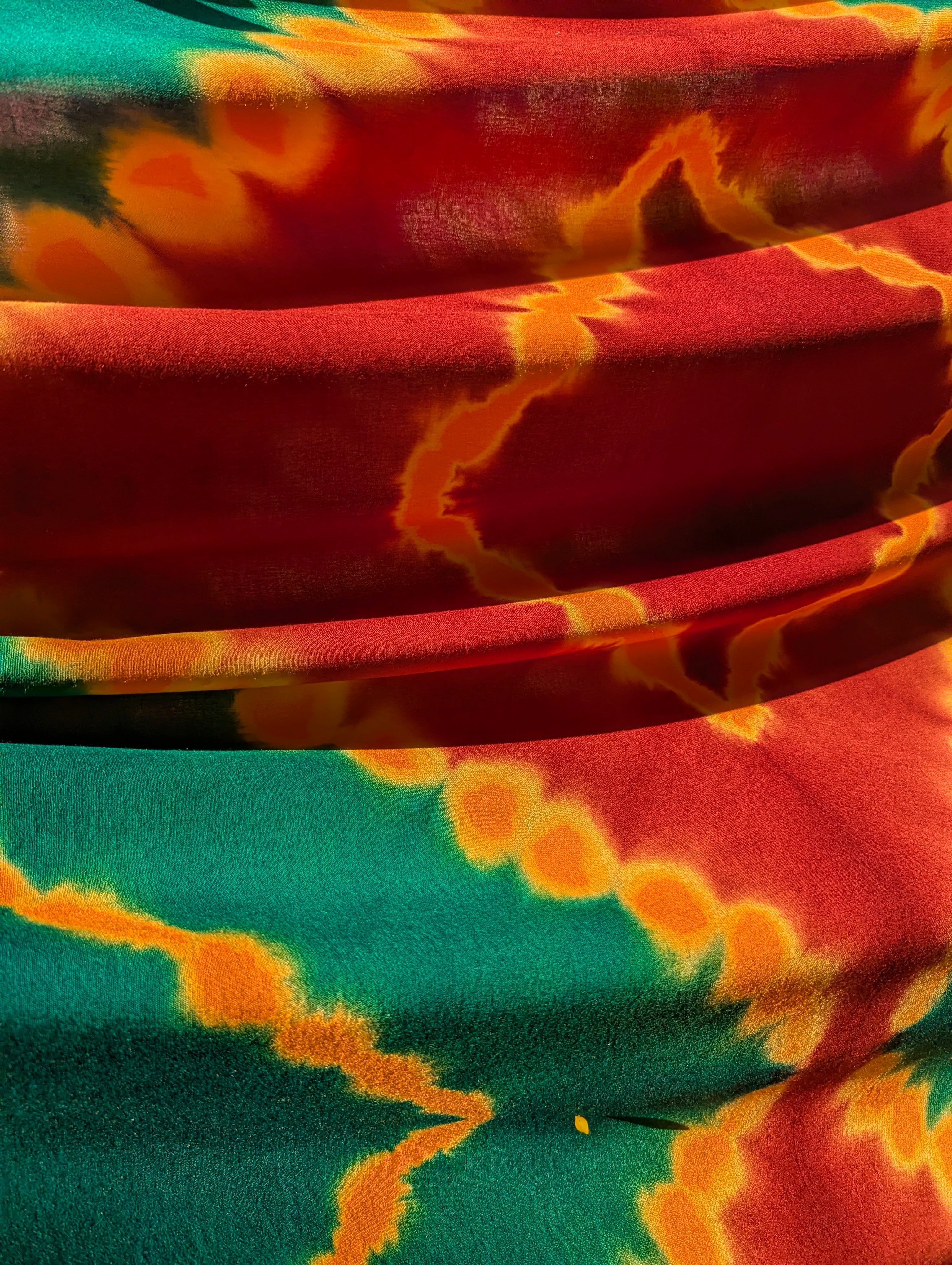 Rayon | Ndalɛ in Green & Red