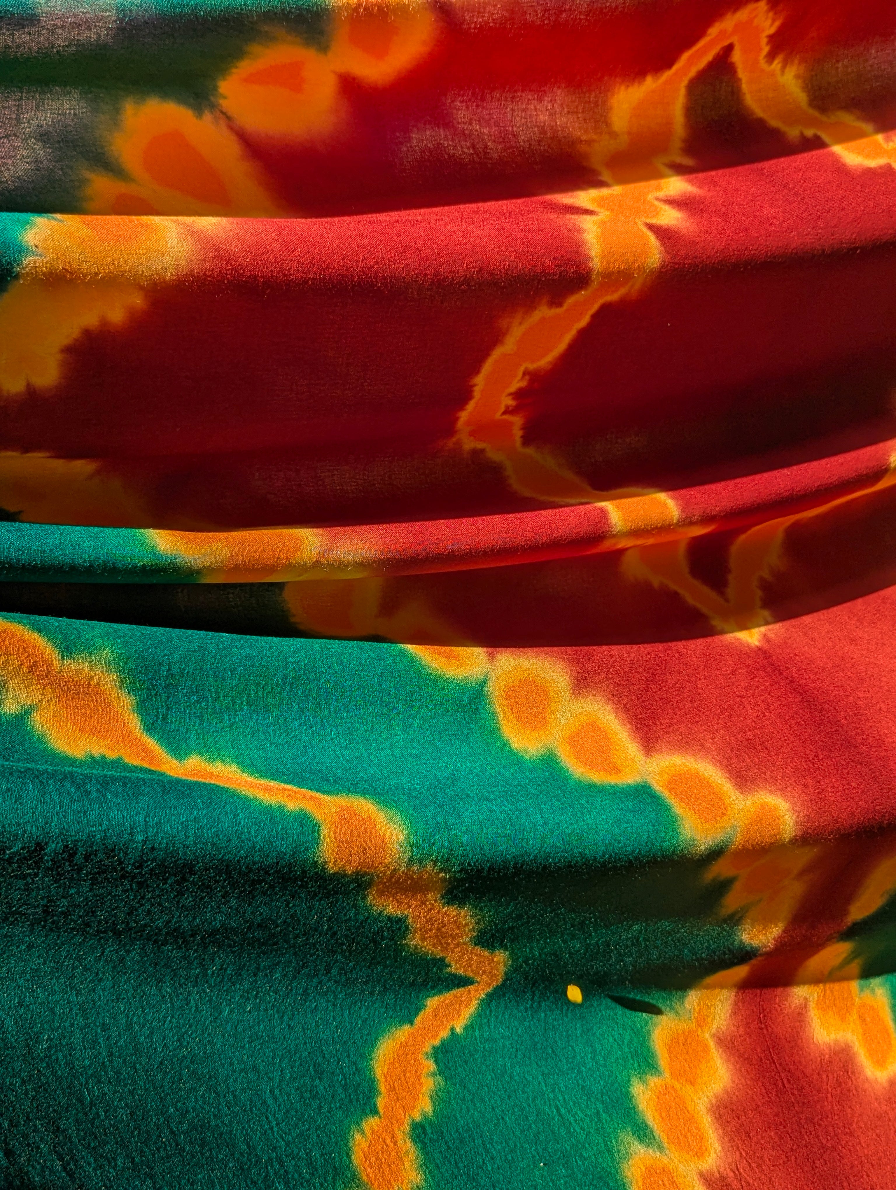 Rayon | Ndalɛ in Green & Red