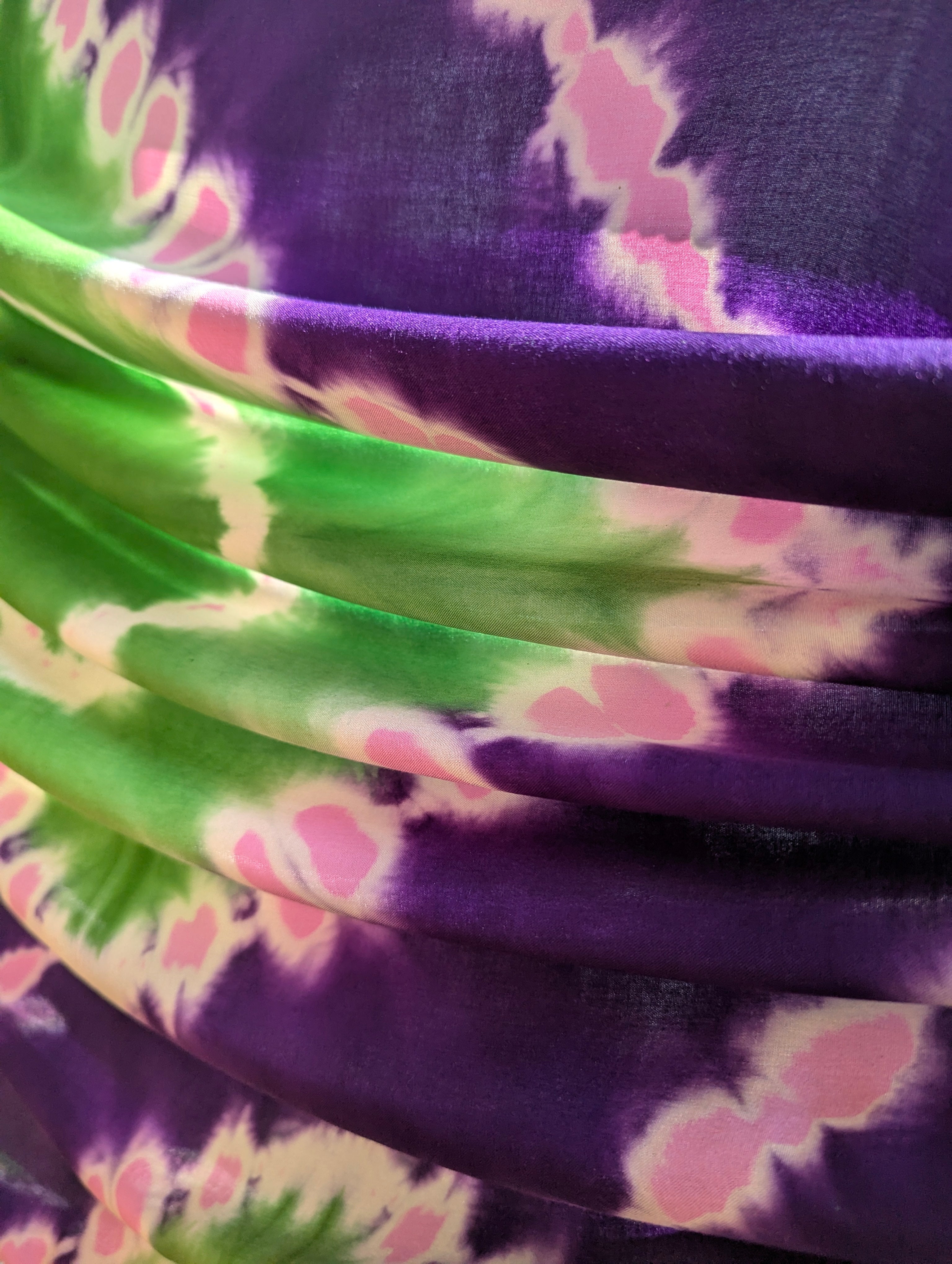 Rayon | Ndalɛ in Purple & Lime