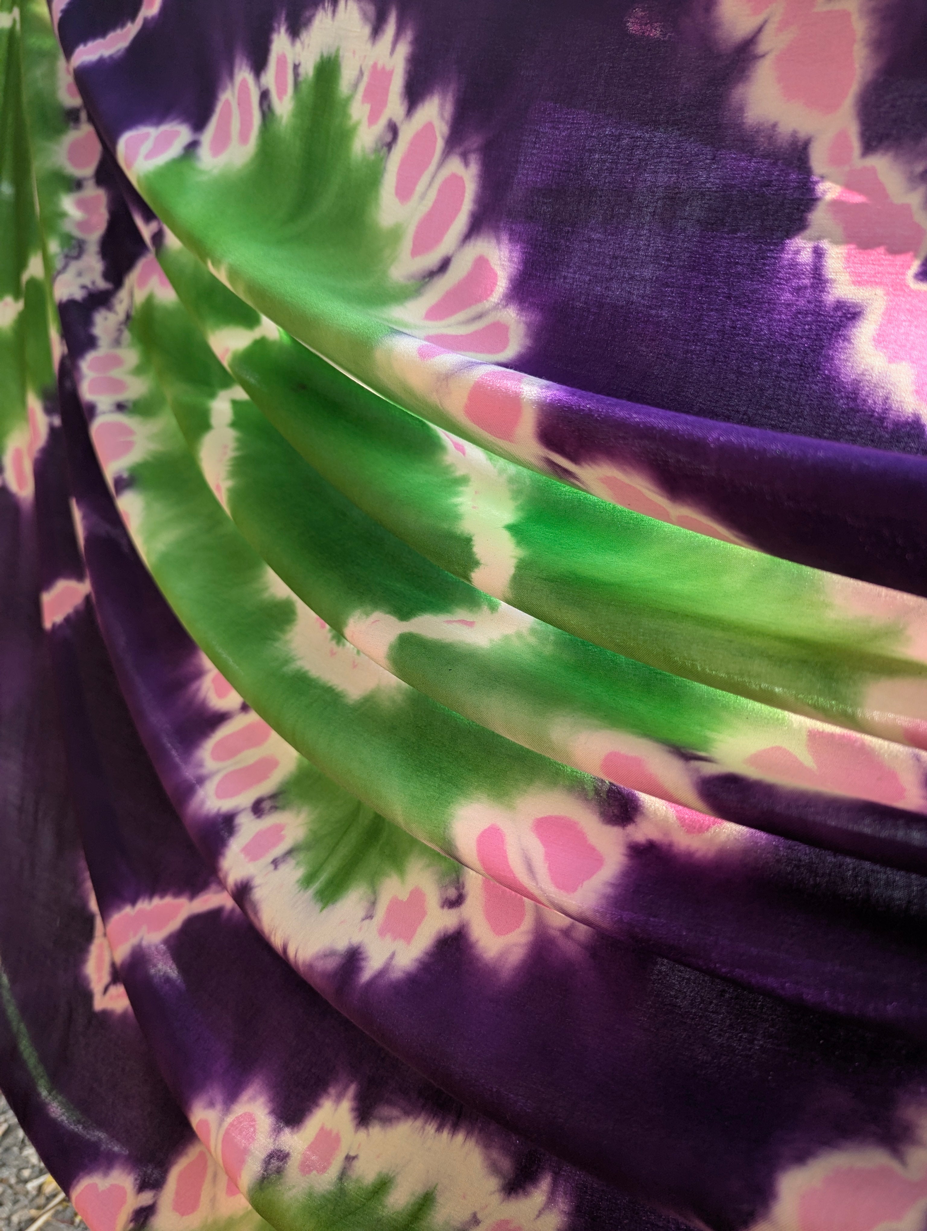 Rayon | Ndalɛ in Purple & Lime