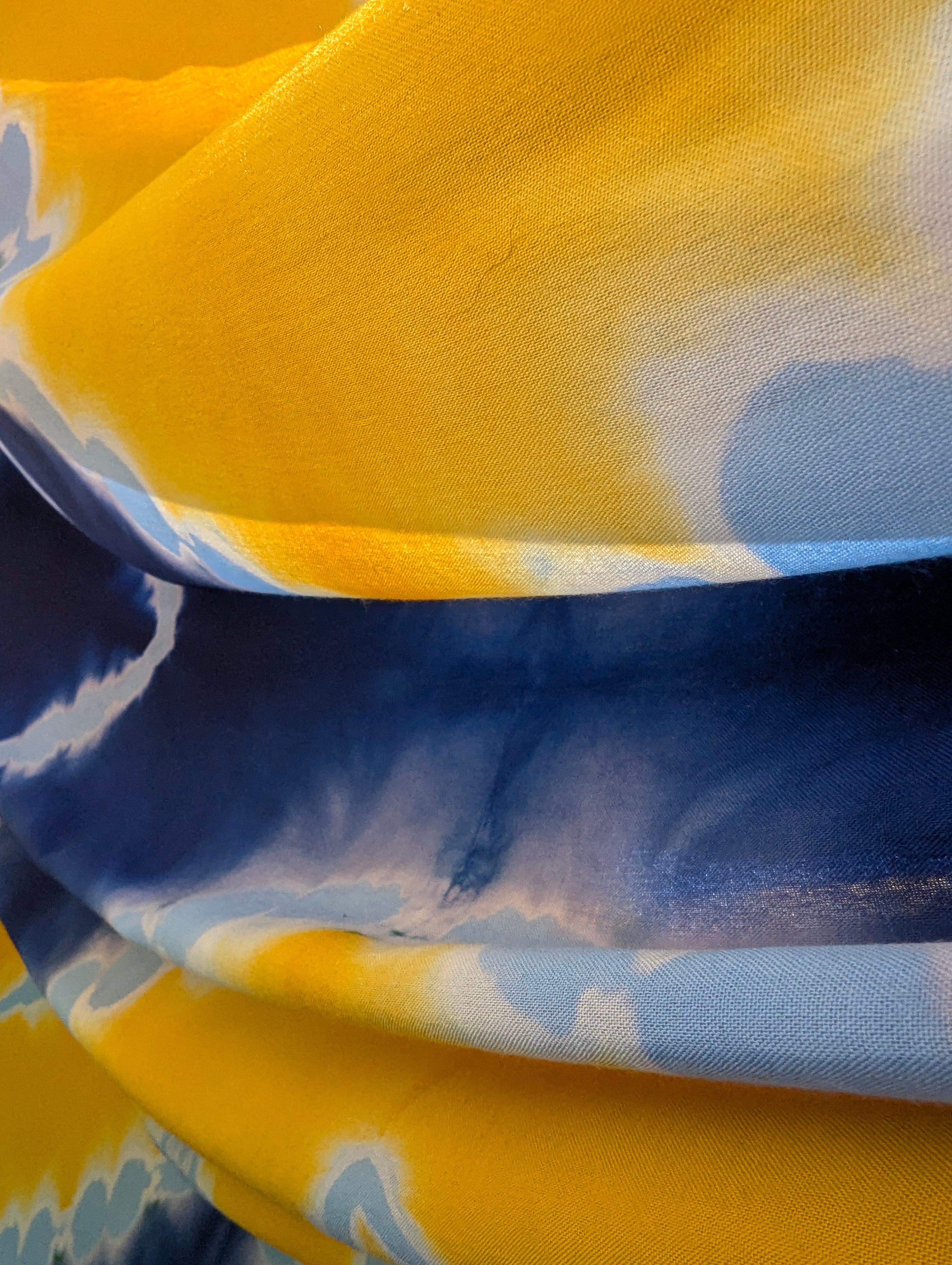 Rayon | Ndalɛ in Blue & Yellow