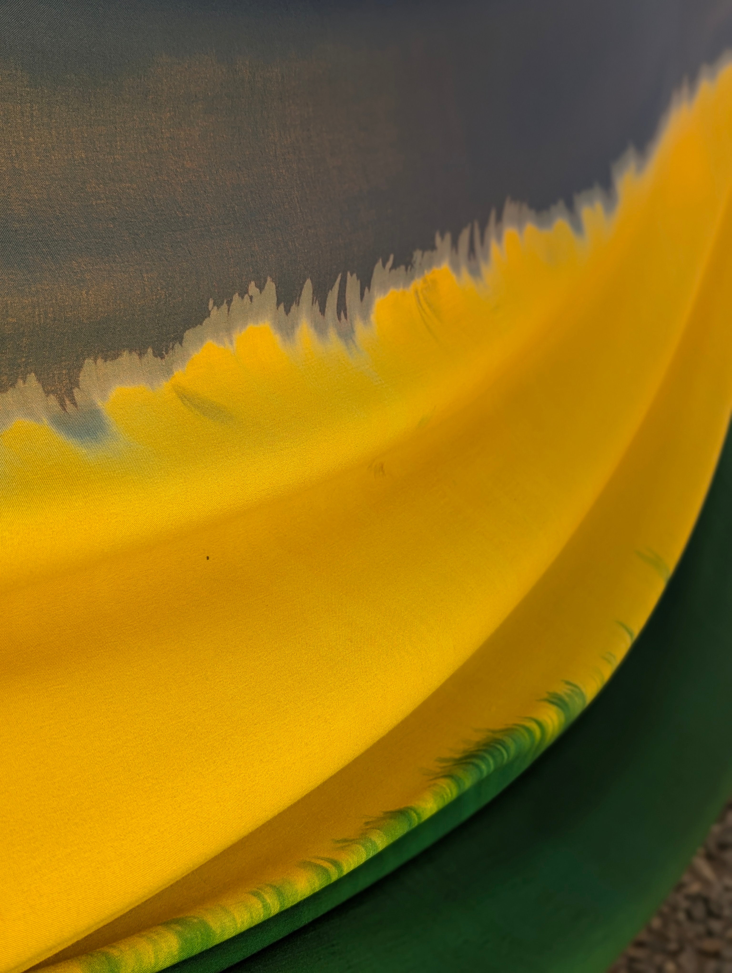 Rayon| Ombre in Neem at Noon