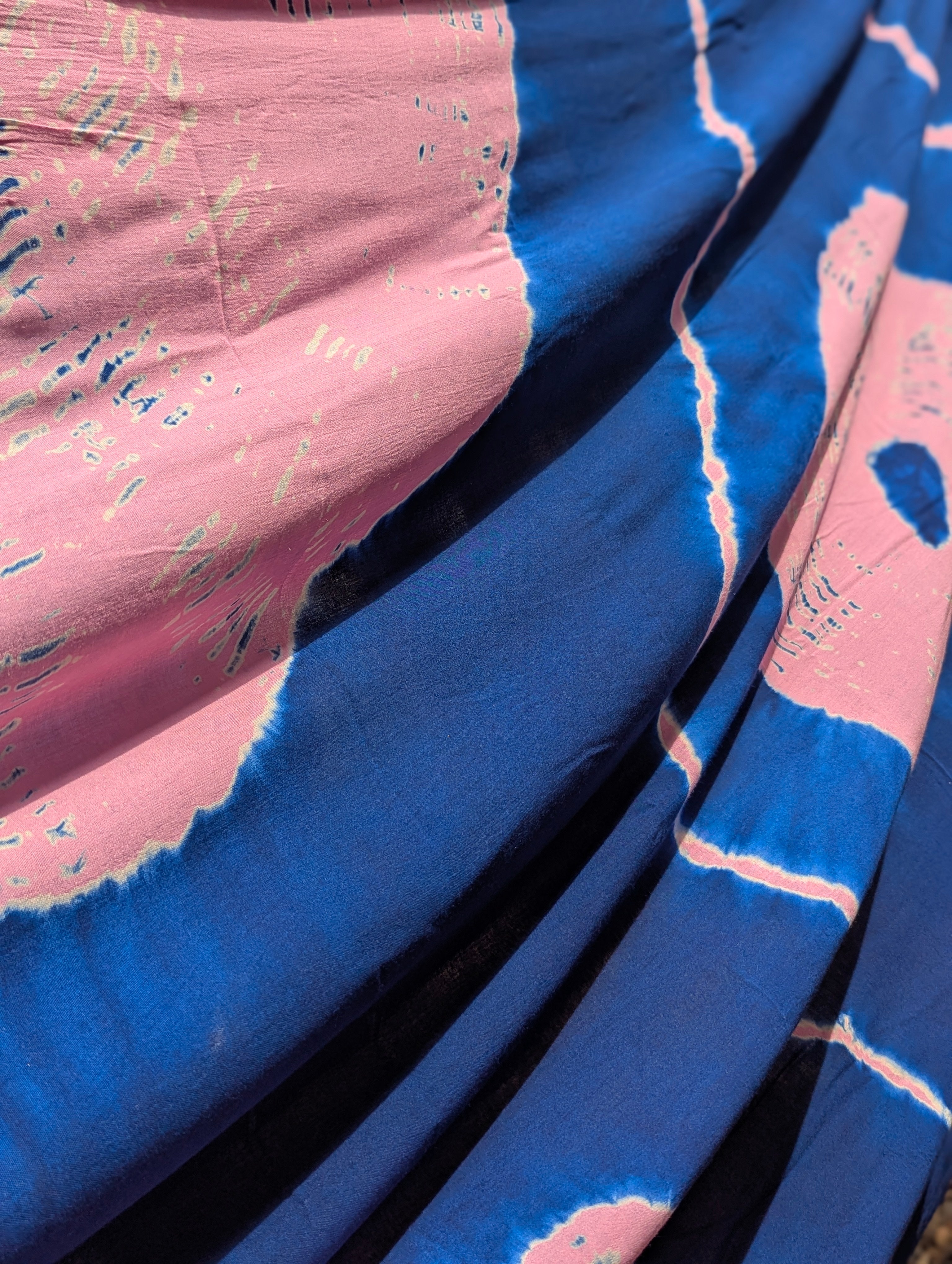 Rayon| Abstract in Indigo