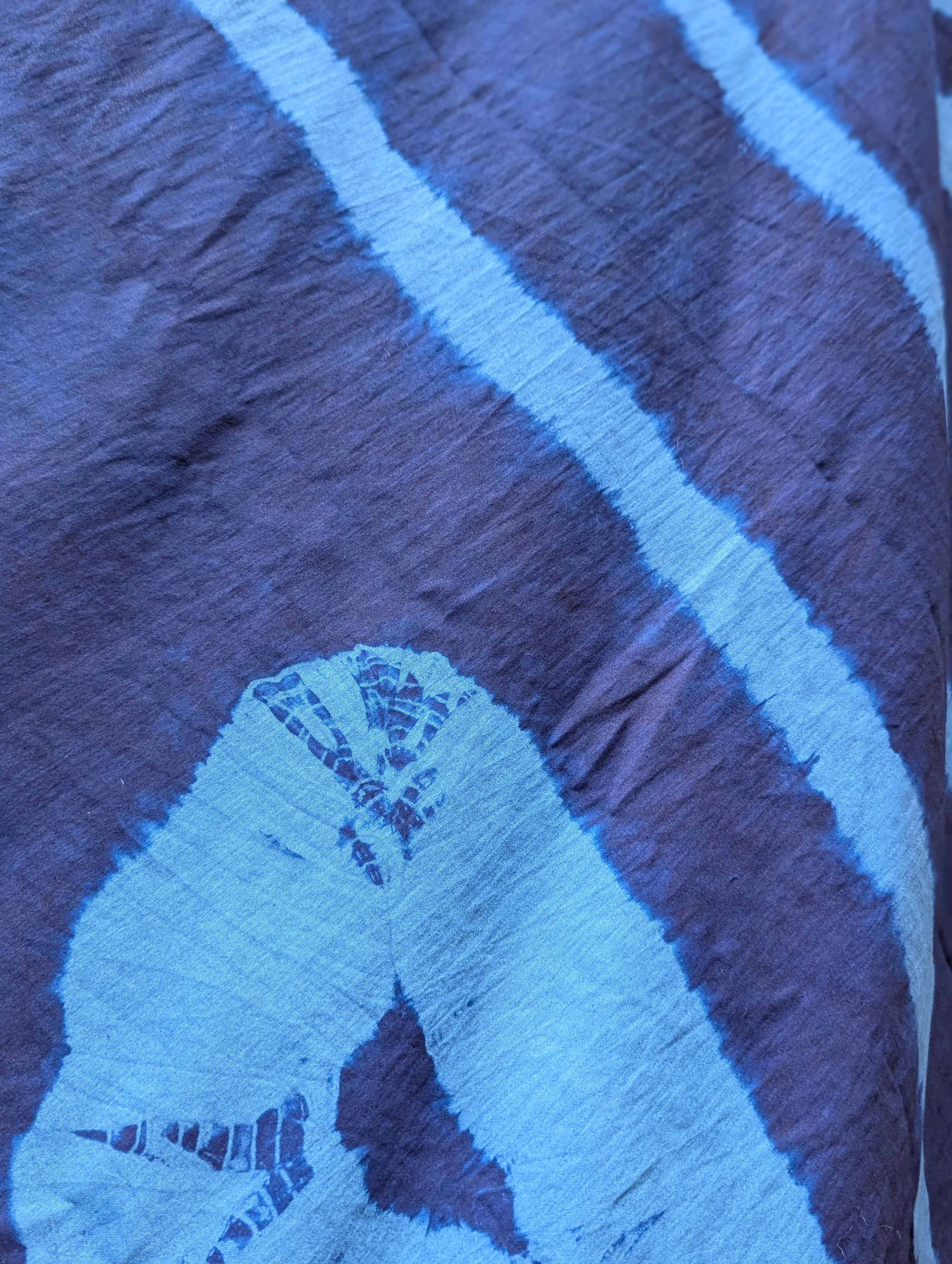 Tie-dye | Rosette in Blue