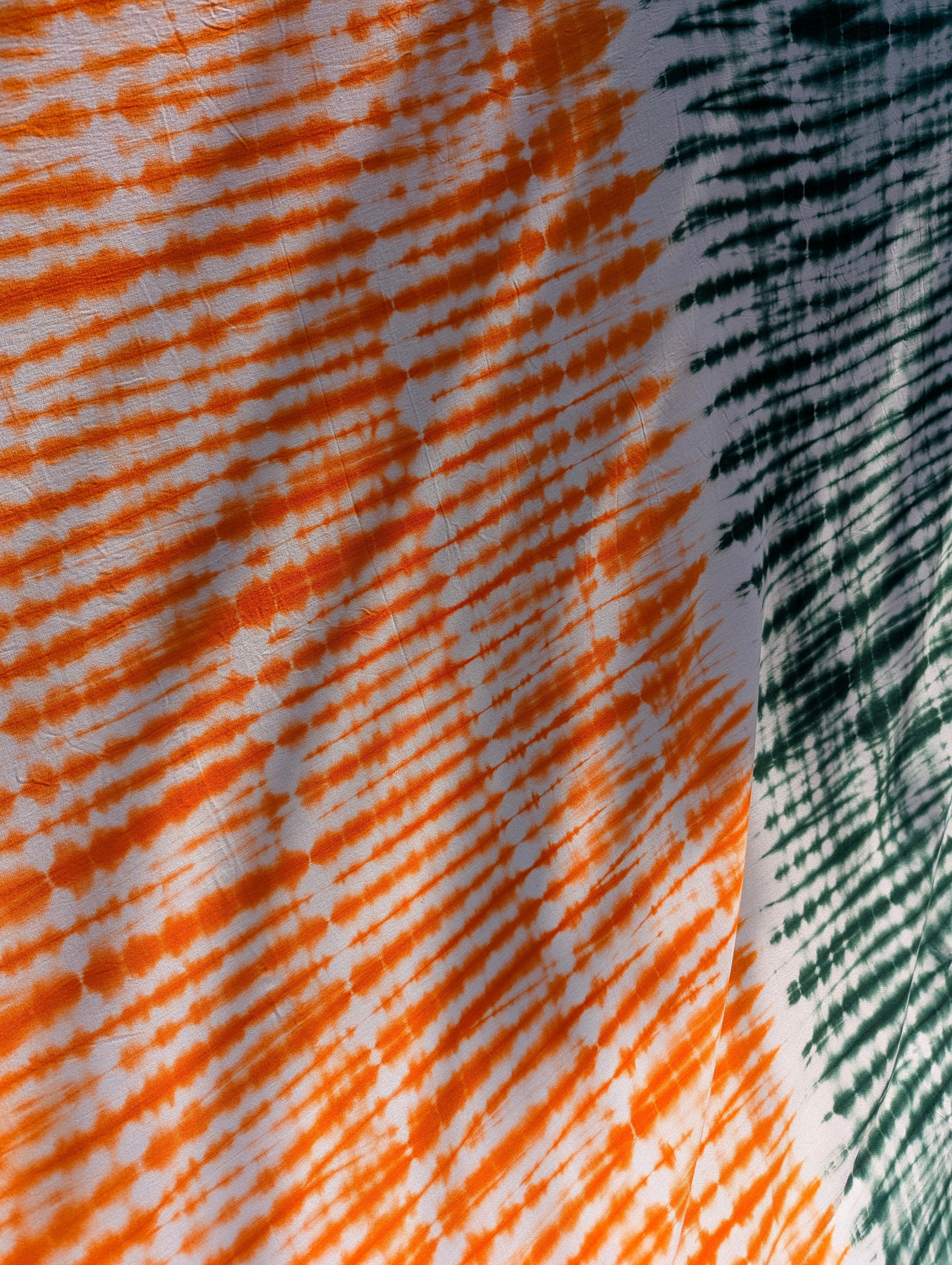 Rayon | Zebra Aba in Tangreen