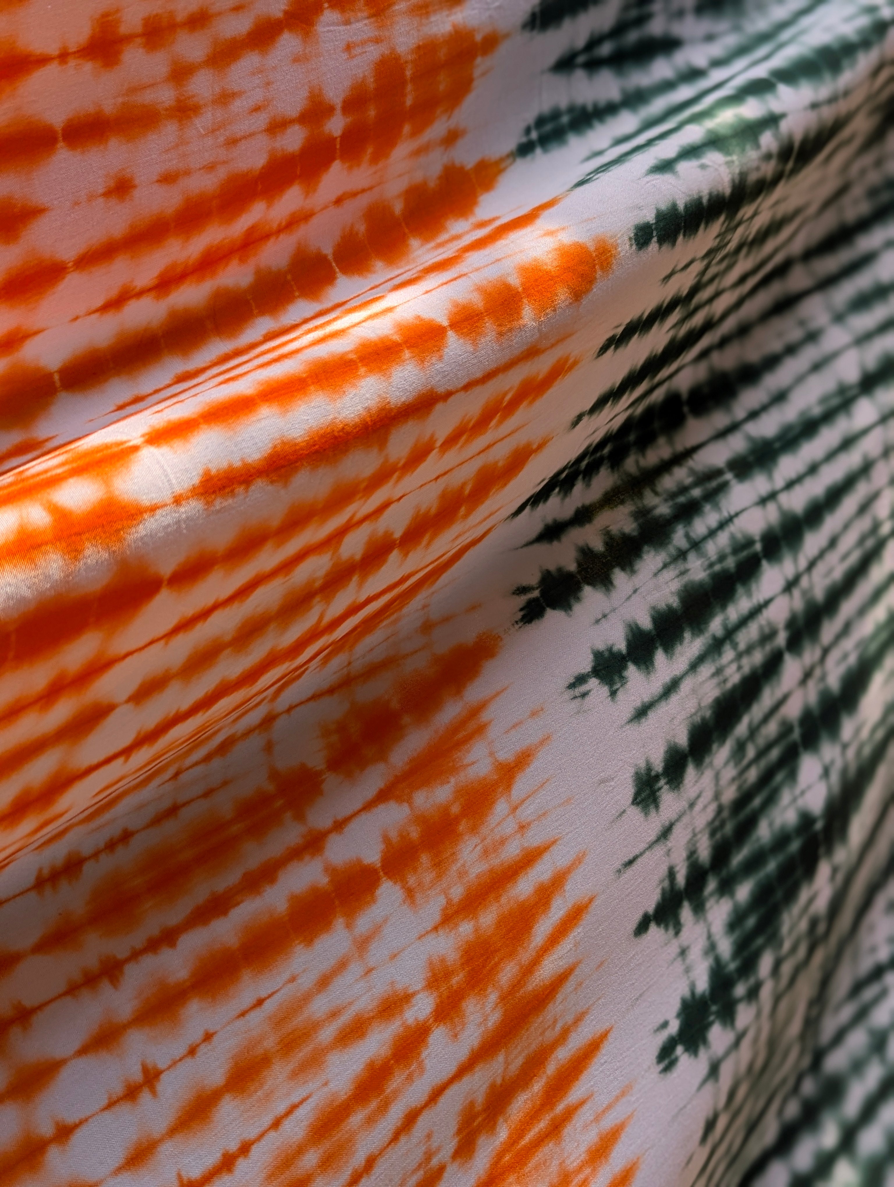 Rayon | Zebra Aba in Tangreen