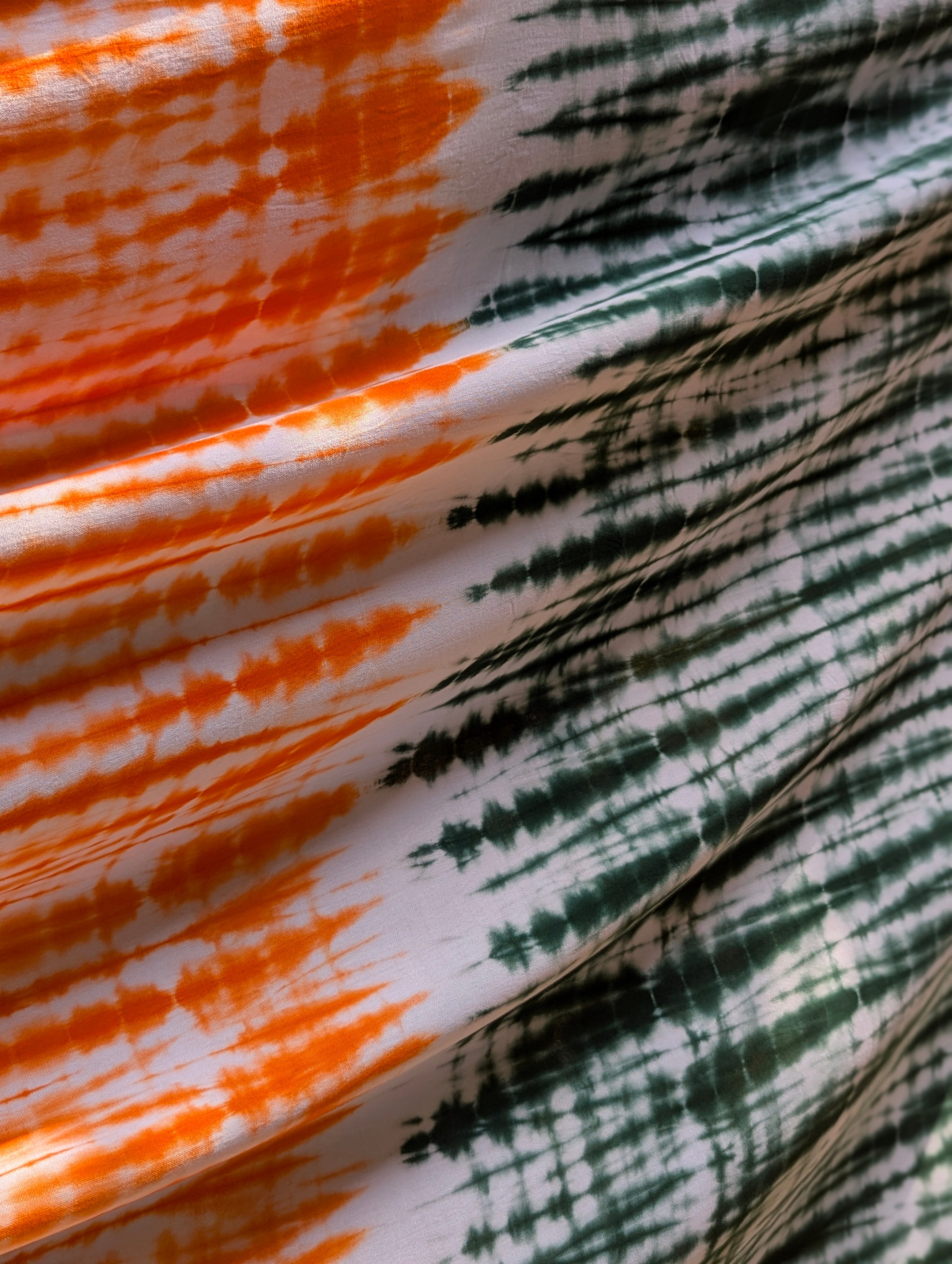 Rayon | Zebra Aba in Tangreen