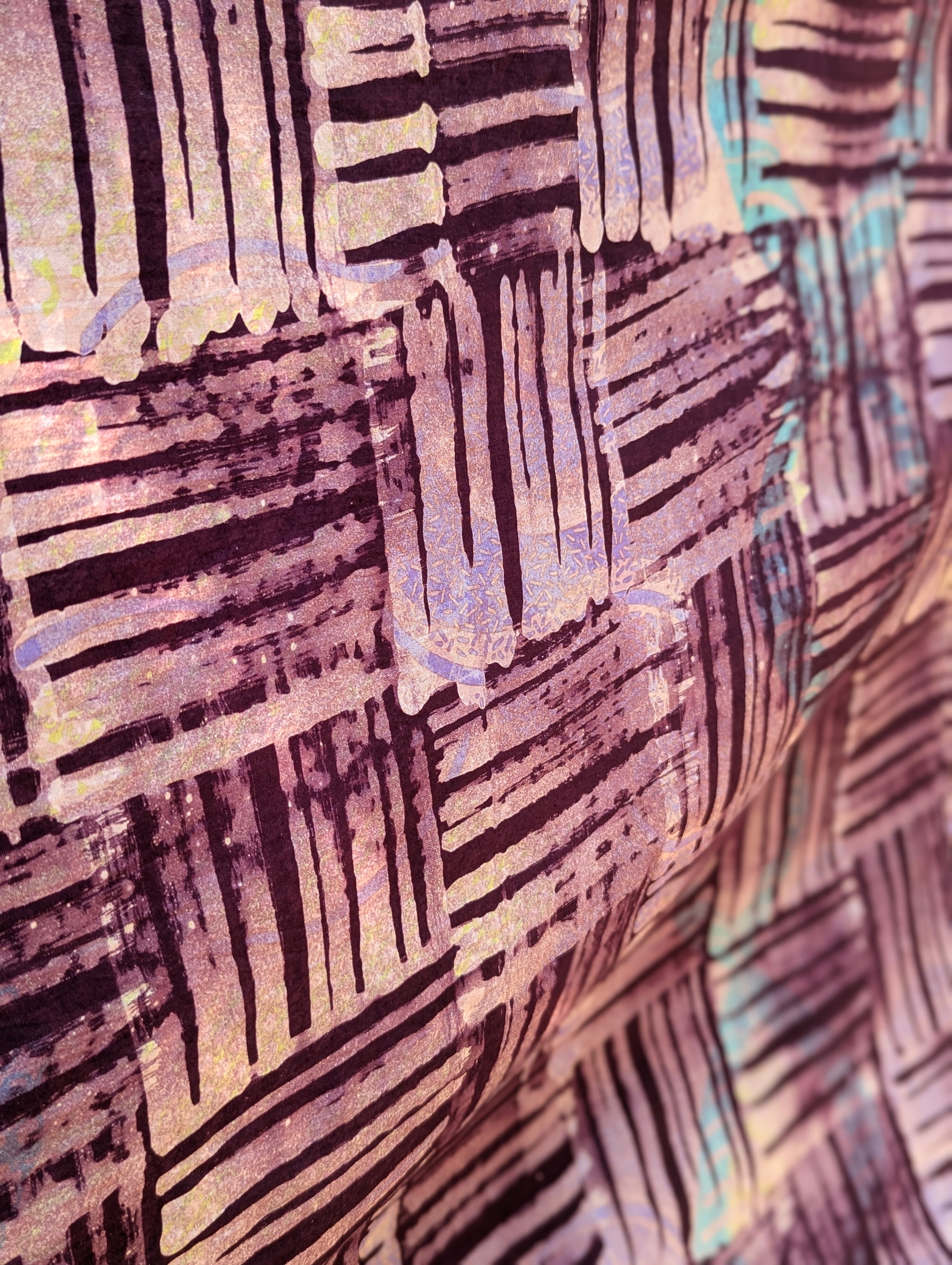 Batik | Kente in Beetroot