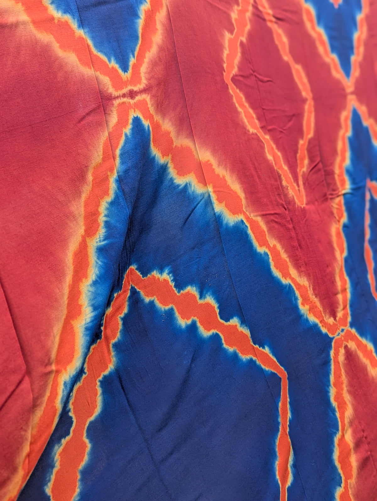 Rayon | Ndalɛ in Blue & Red