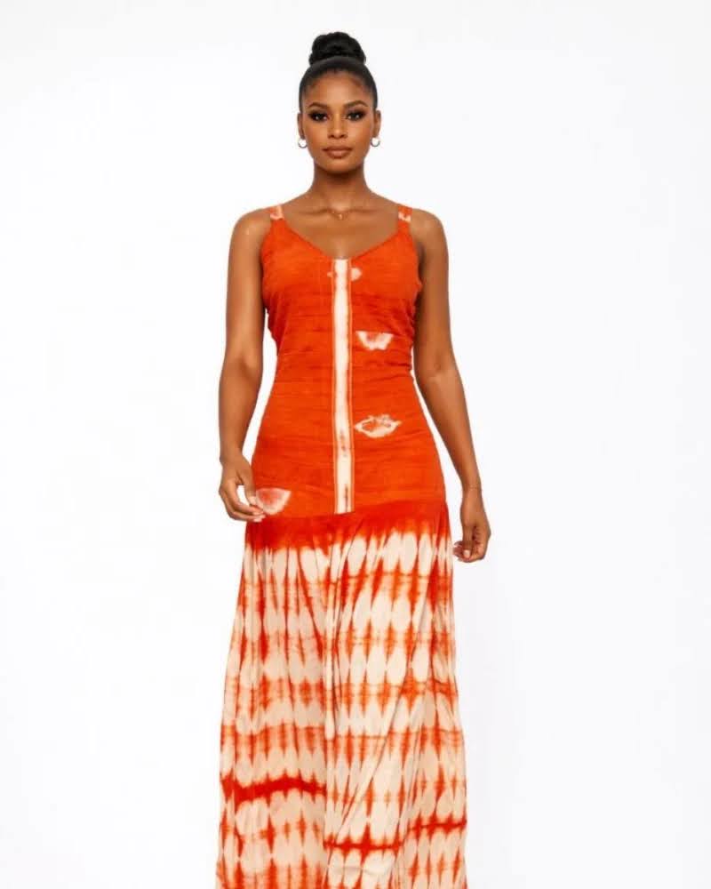 Amina Pleated Dress