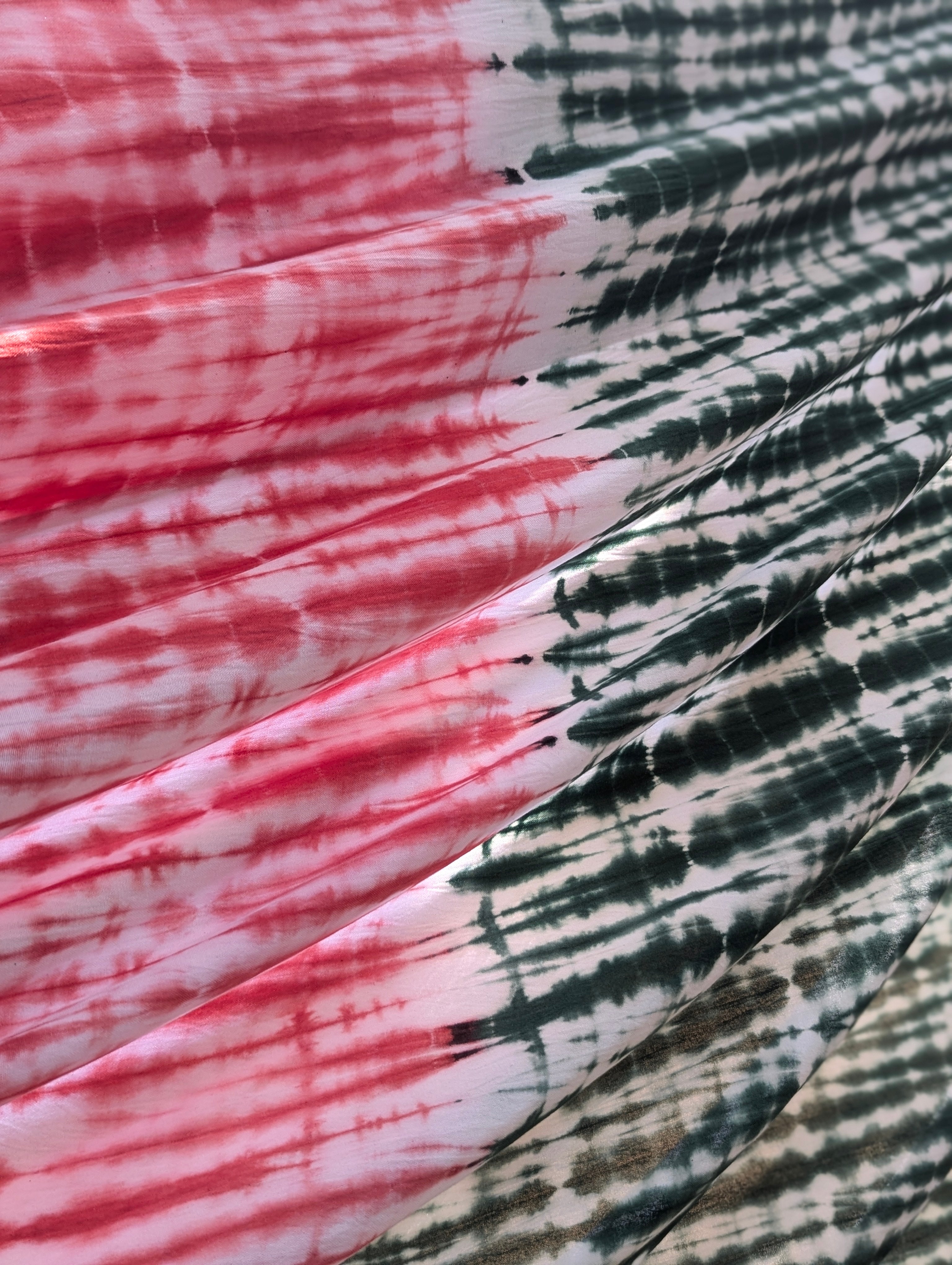 Rayon | Zebra Aba in Cranberry