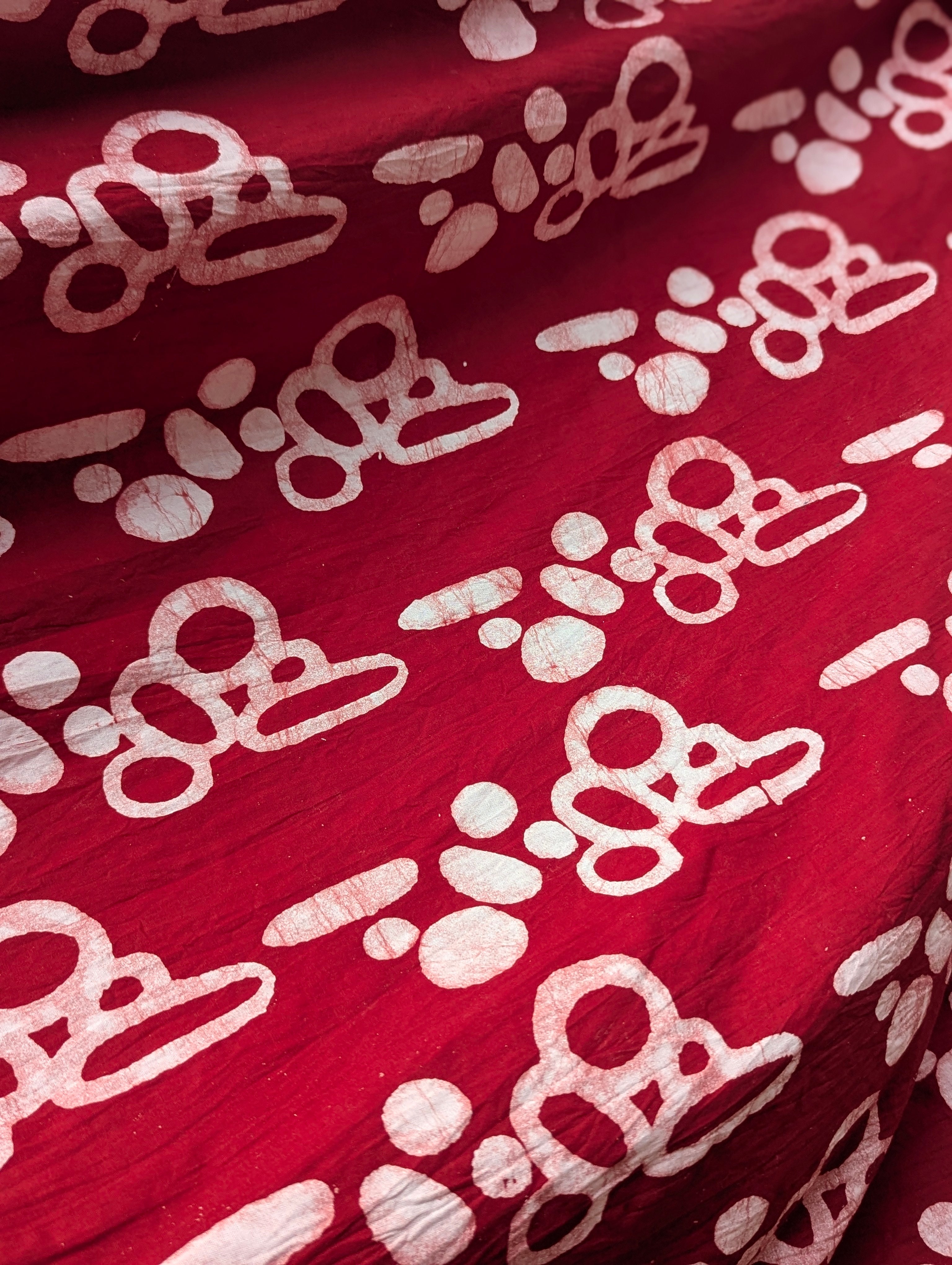 Batik| Spotcheck in Maroon