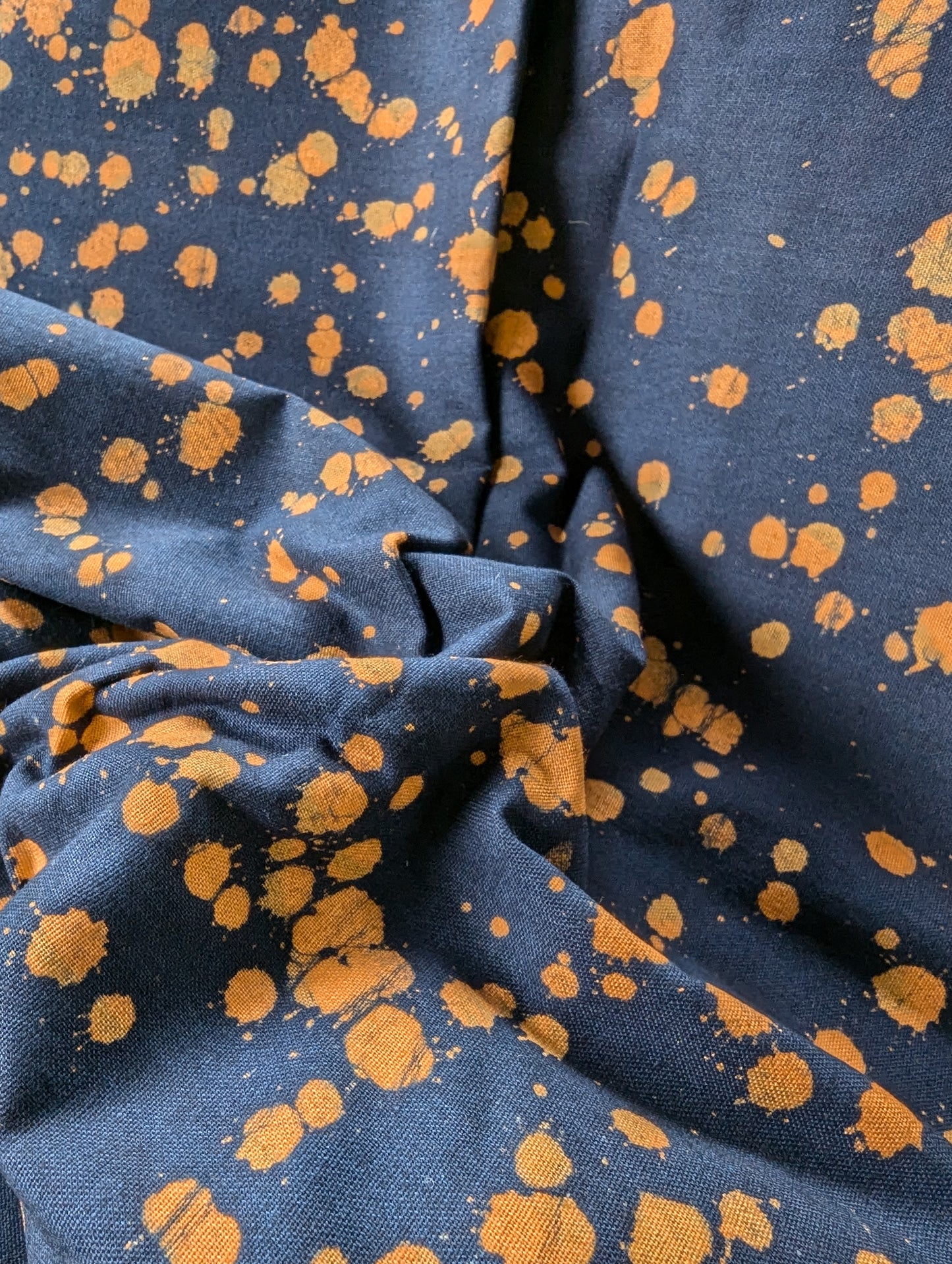 Batik | Navy Orange Sprinkle