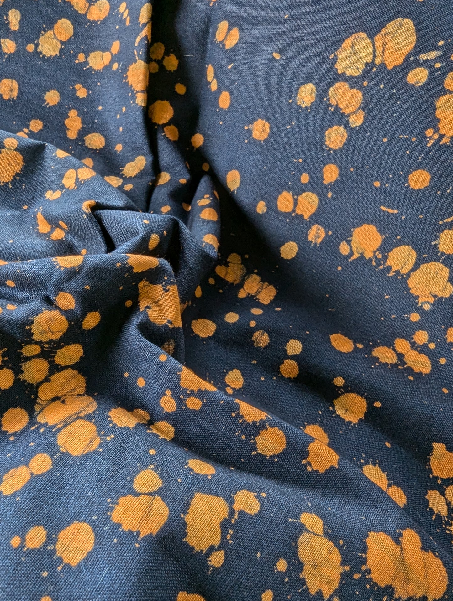 Batik | Navy Orange Sprinkle