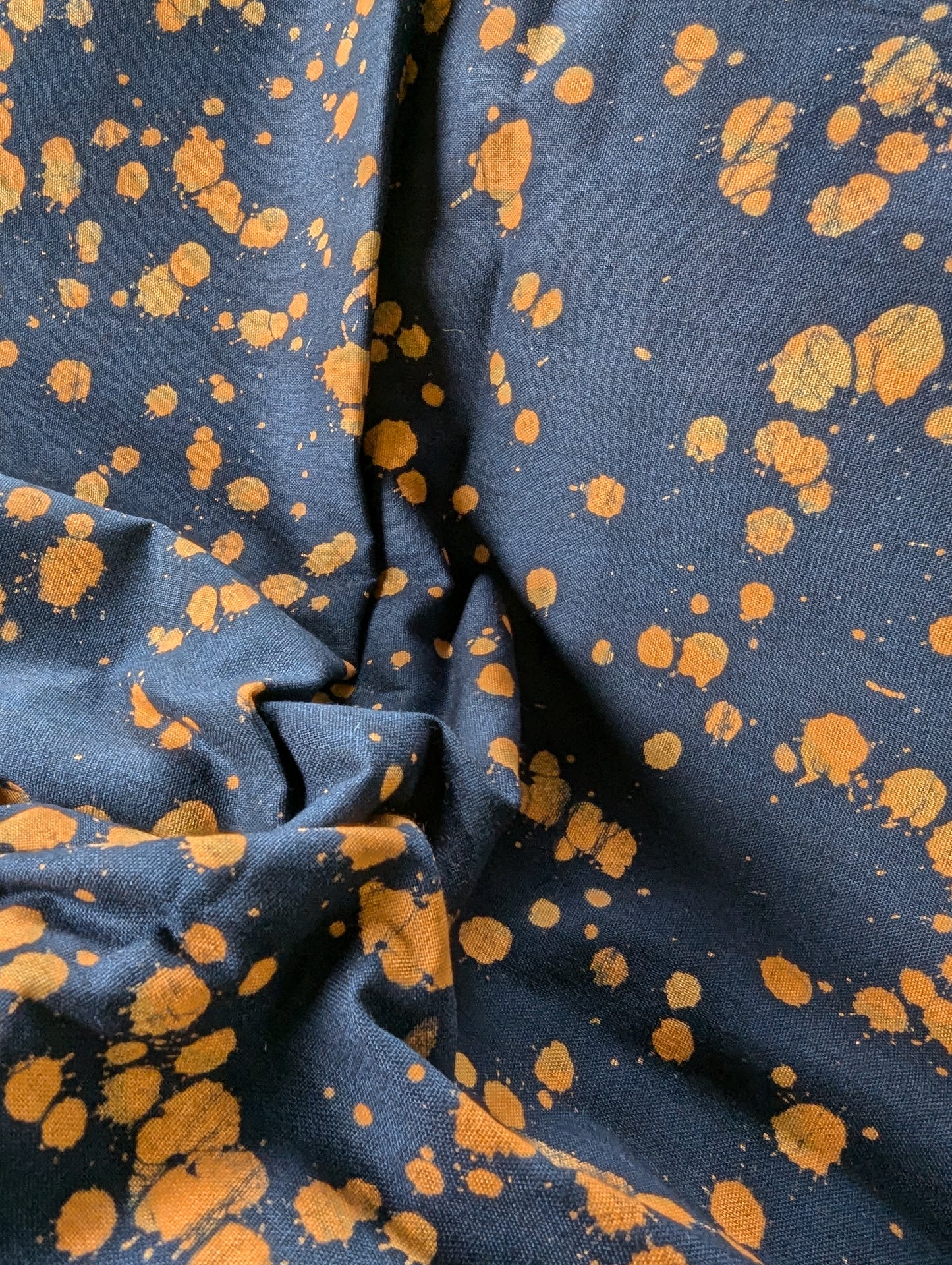 Batik | Navy Orange Sprinkle