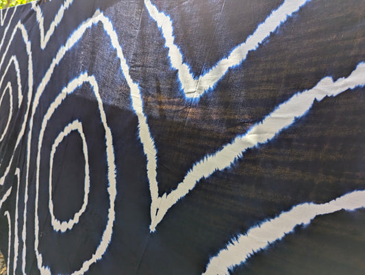 Rayon | Concentric in Indigo