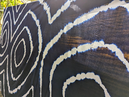 Rayon | Concentric in Indigo