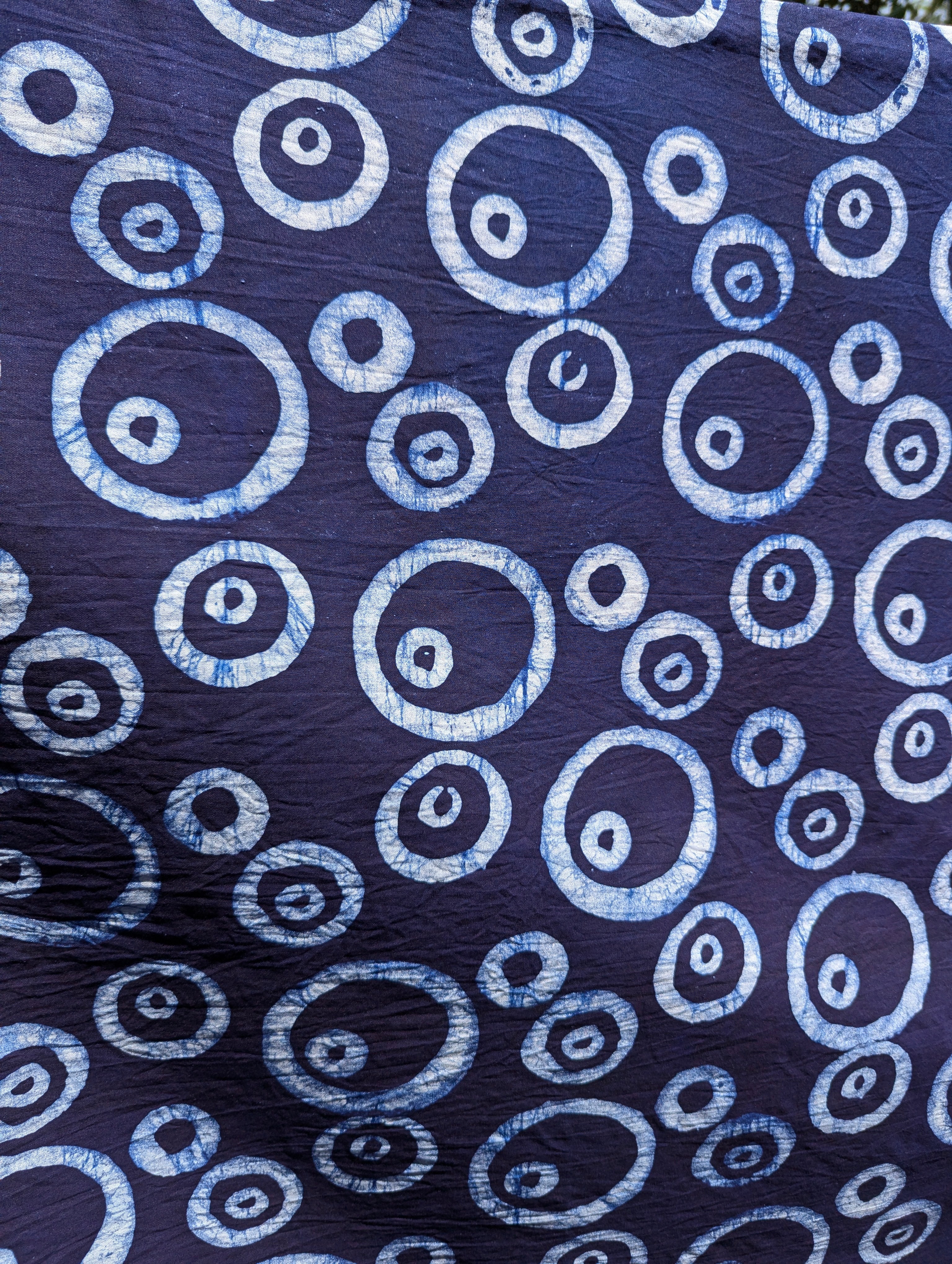 Batik | Bubbles in Indigo