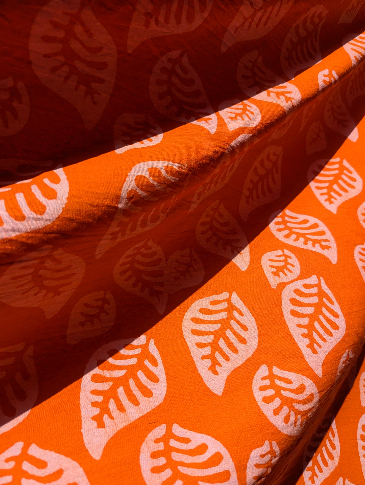 Batik | Leafy in Pumpkin