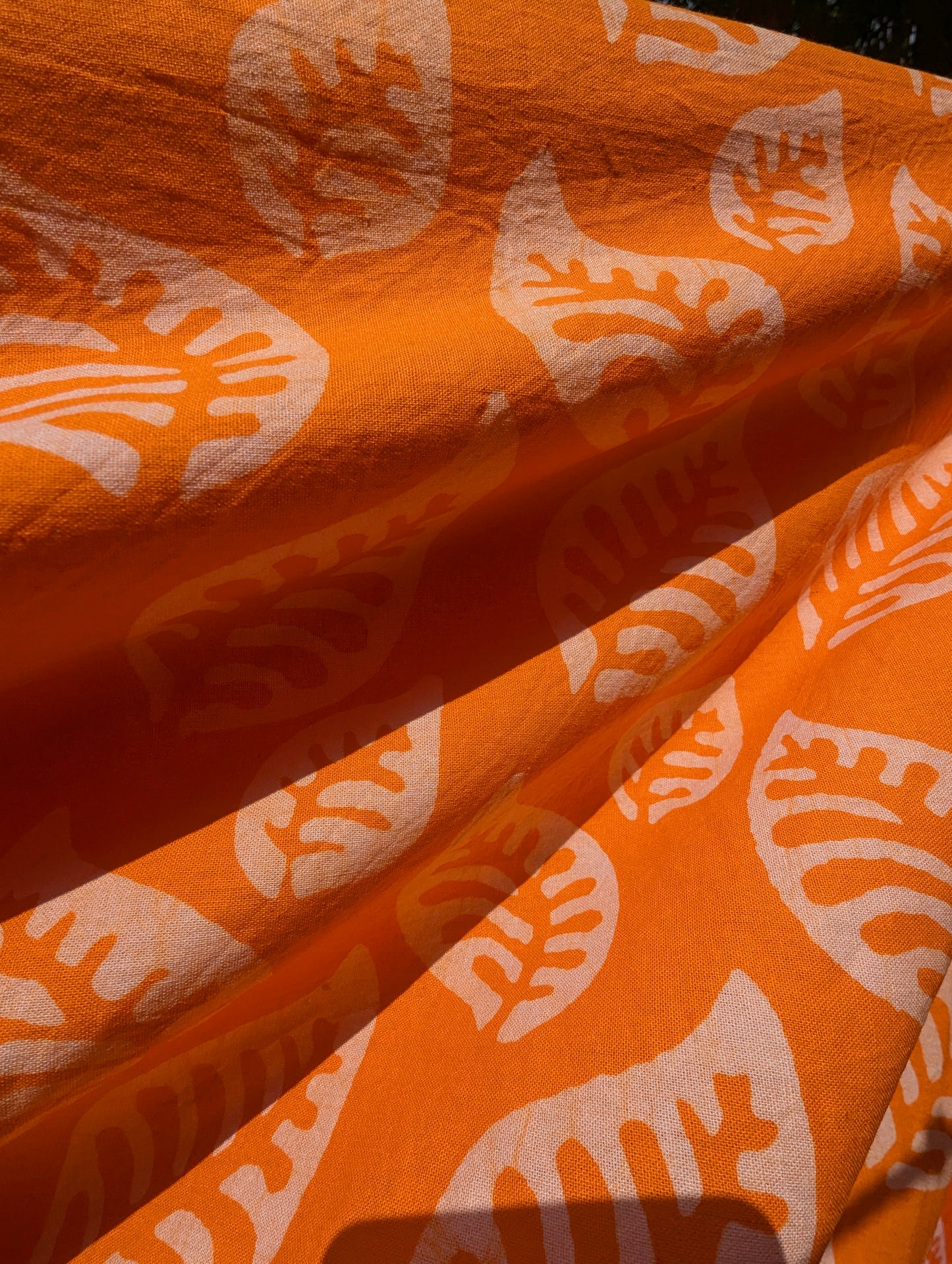 Batik | Leafy in Pumpkin