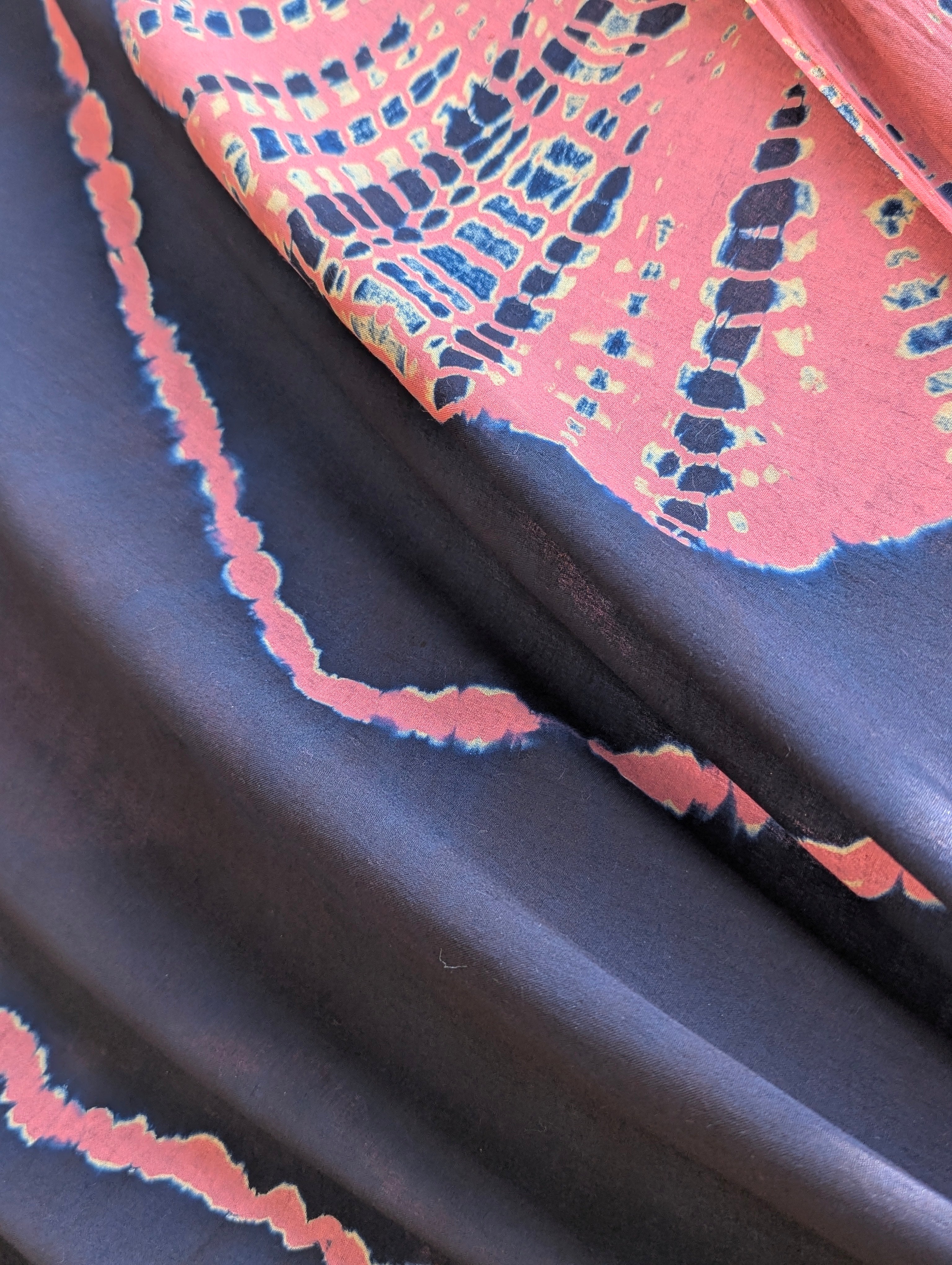 Rayon| Abstract in Indigo