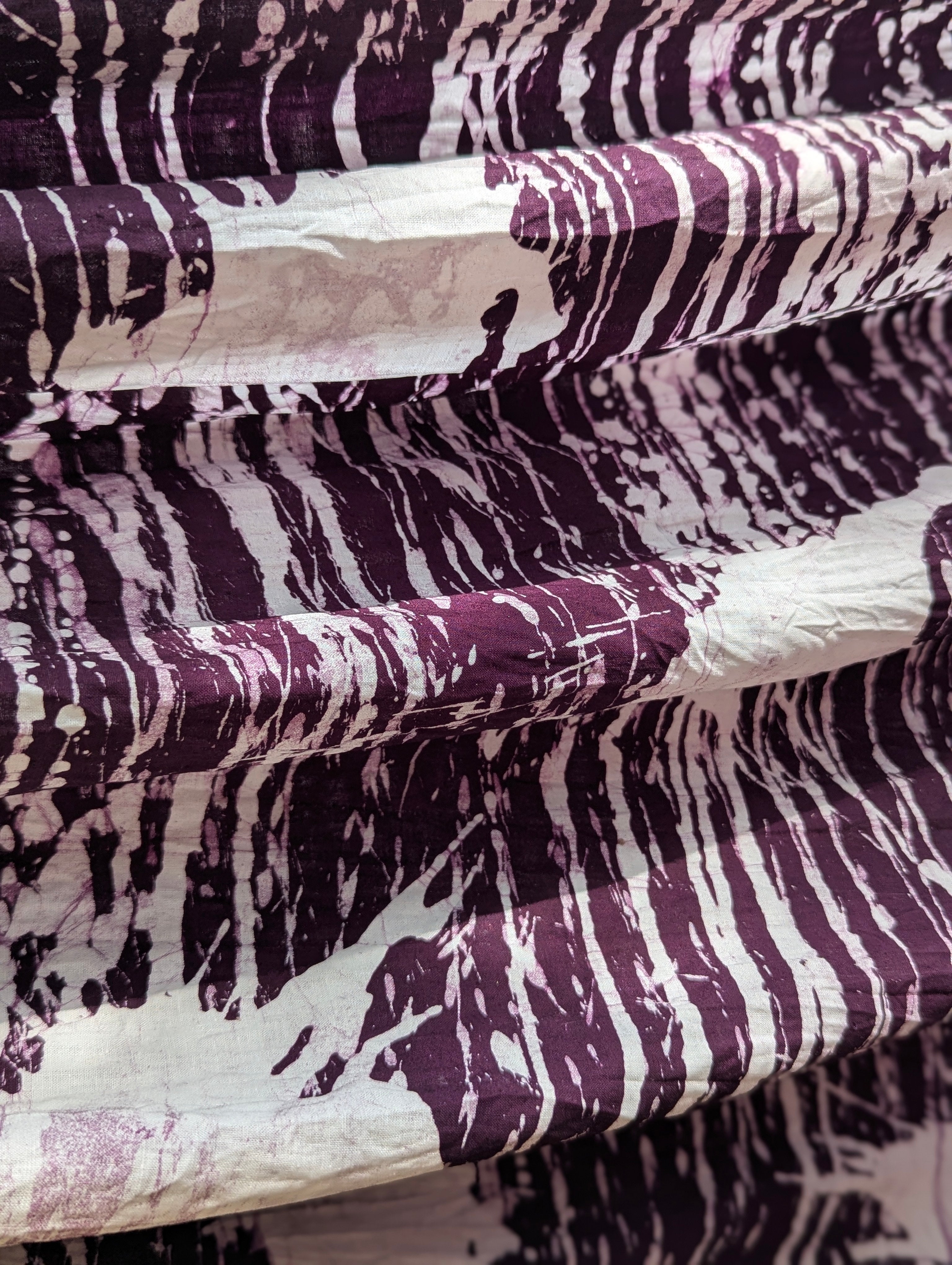 Batik| Cloudy in Beetroot