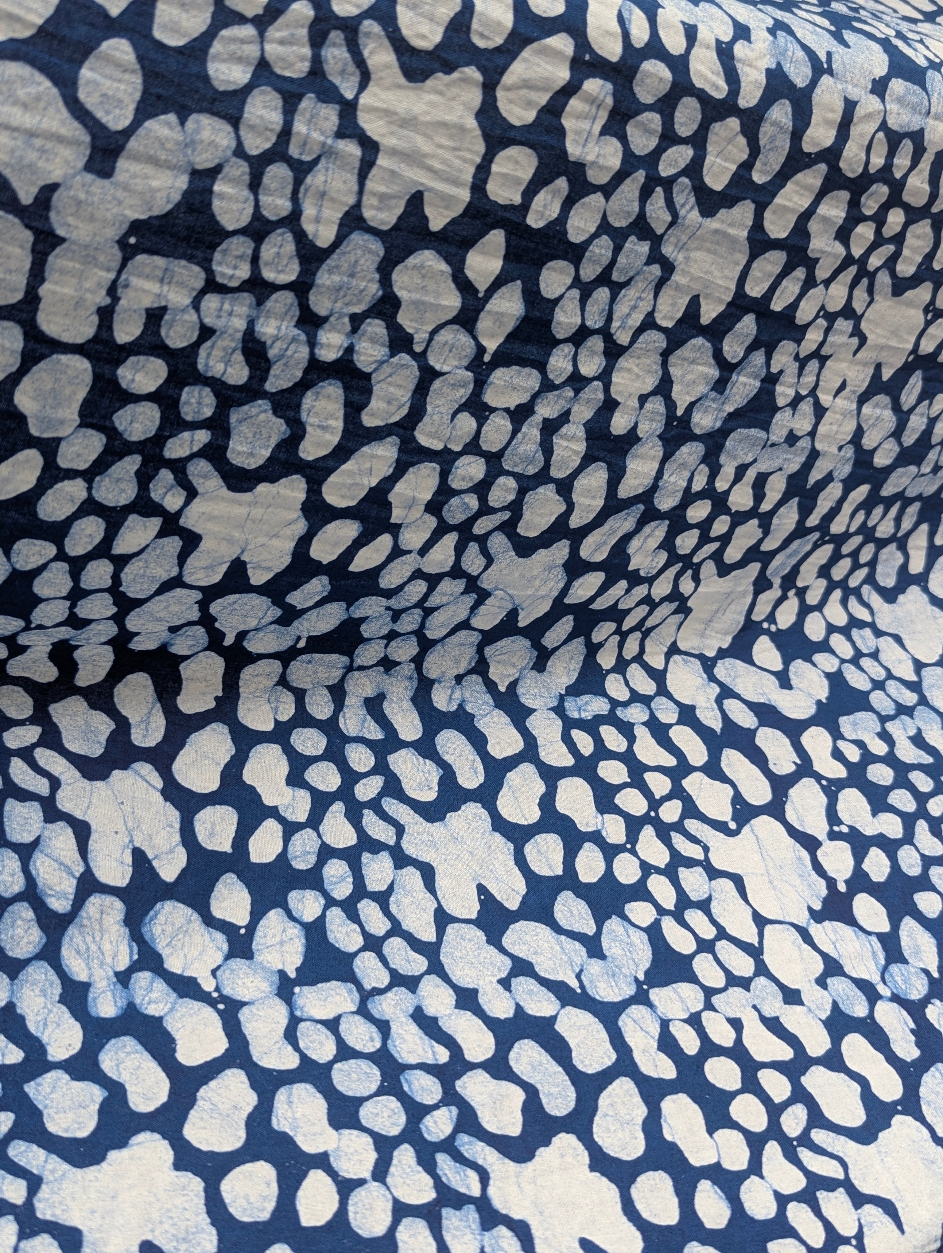 Batik| Gravels in Ocean Blue
