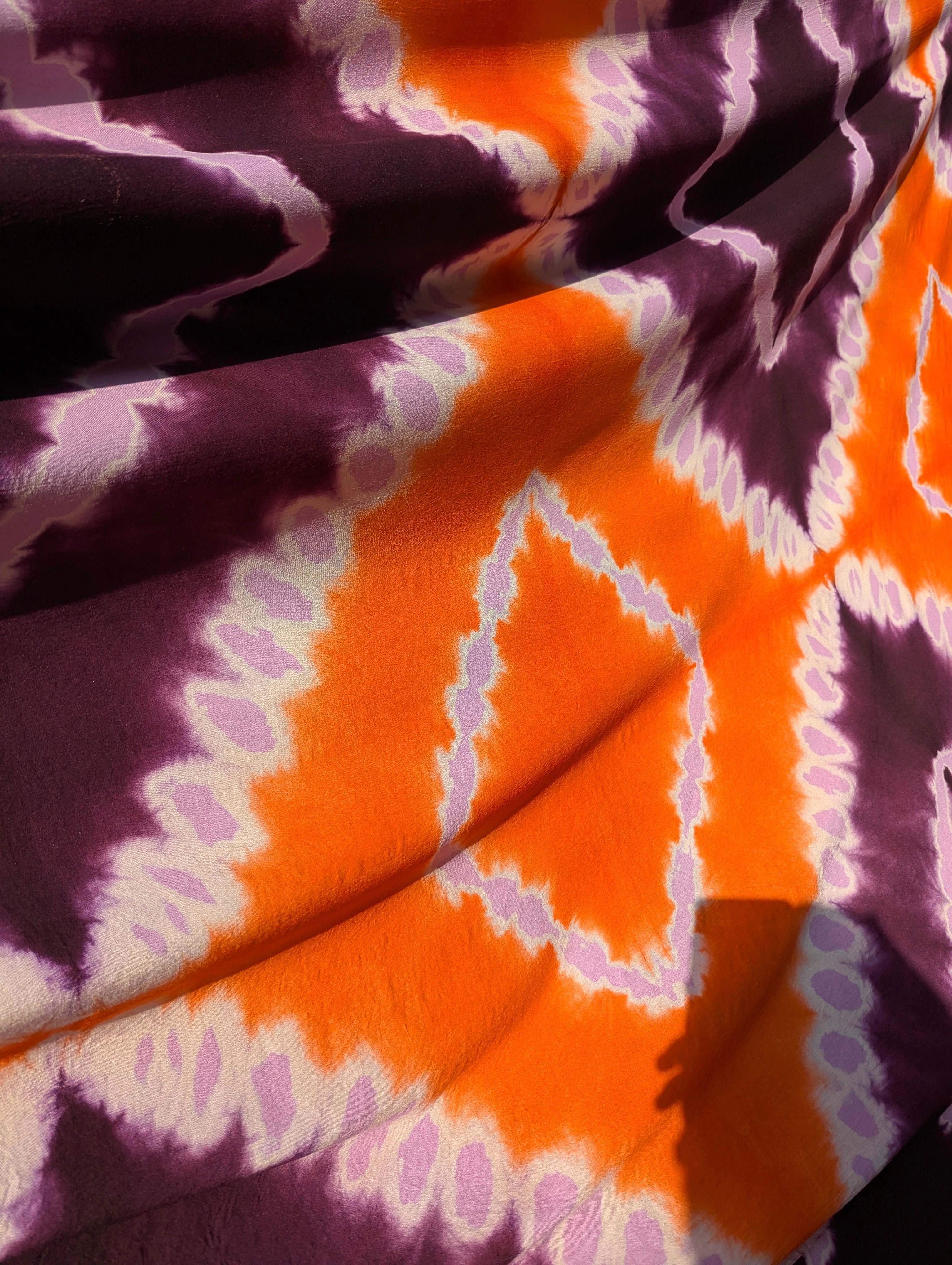 Rayon | Ndalɛ in Violet & Orange