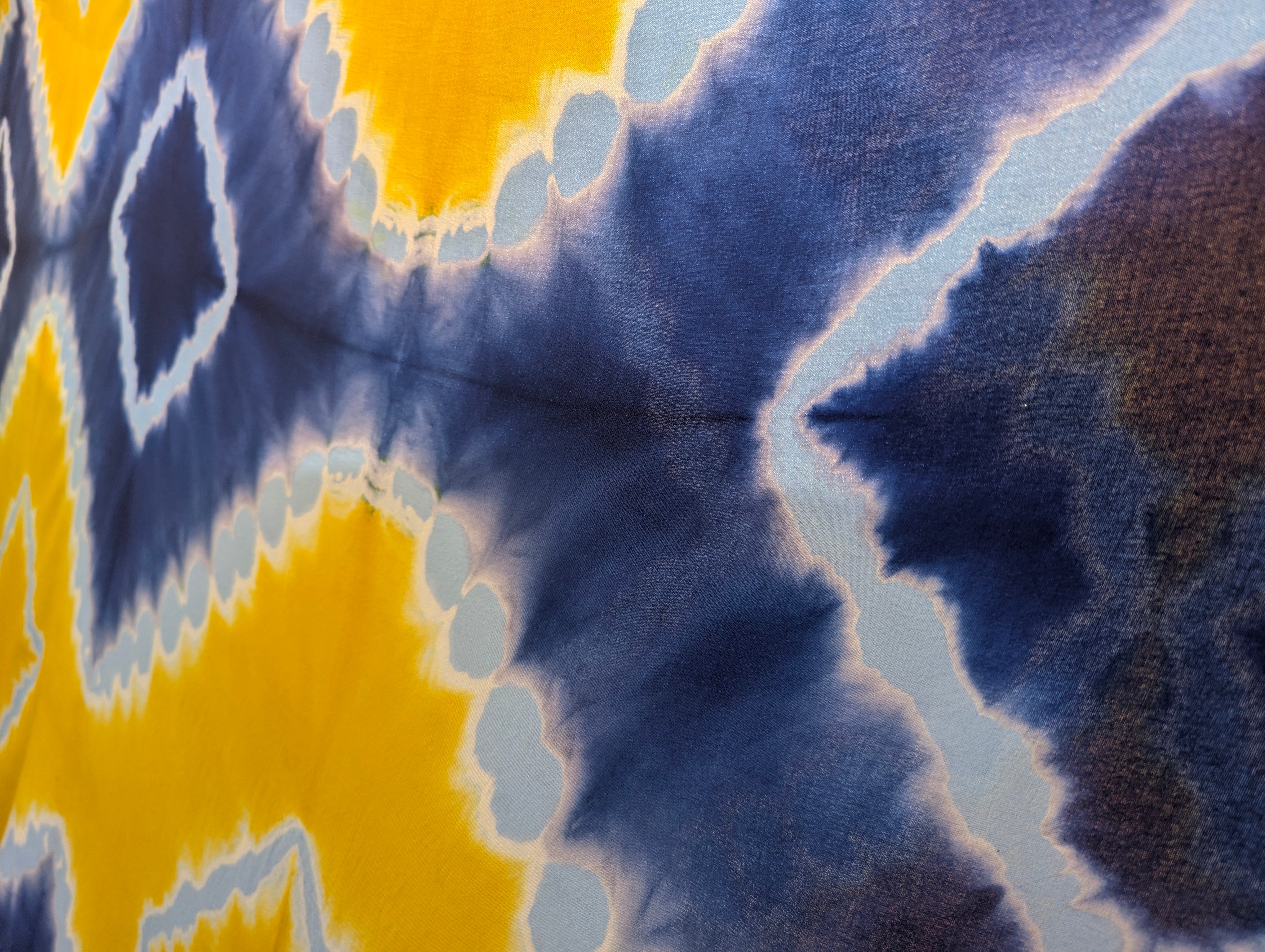 Rayon | Ndalɛ in Blue & Yellow