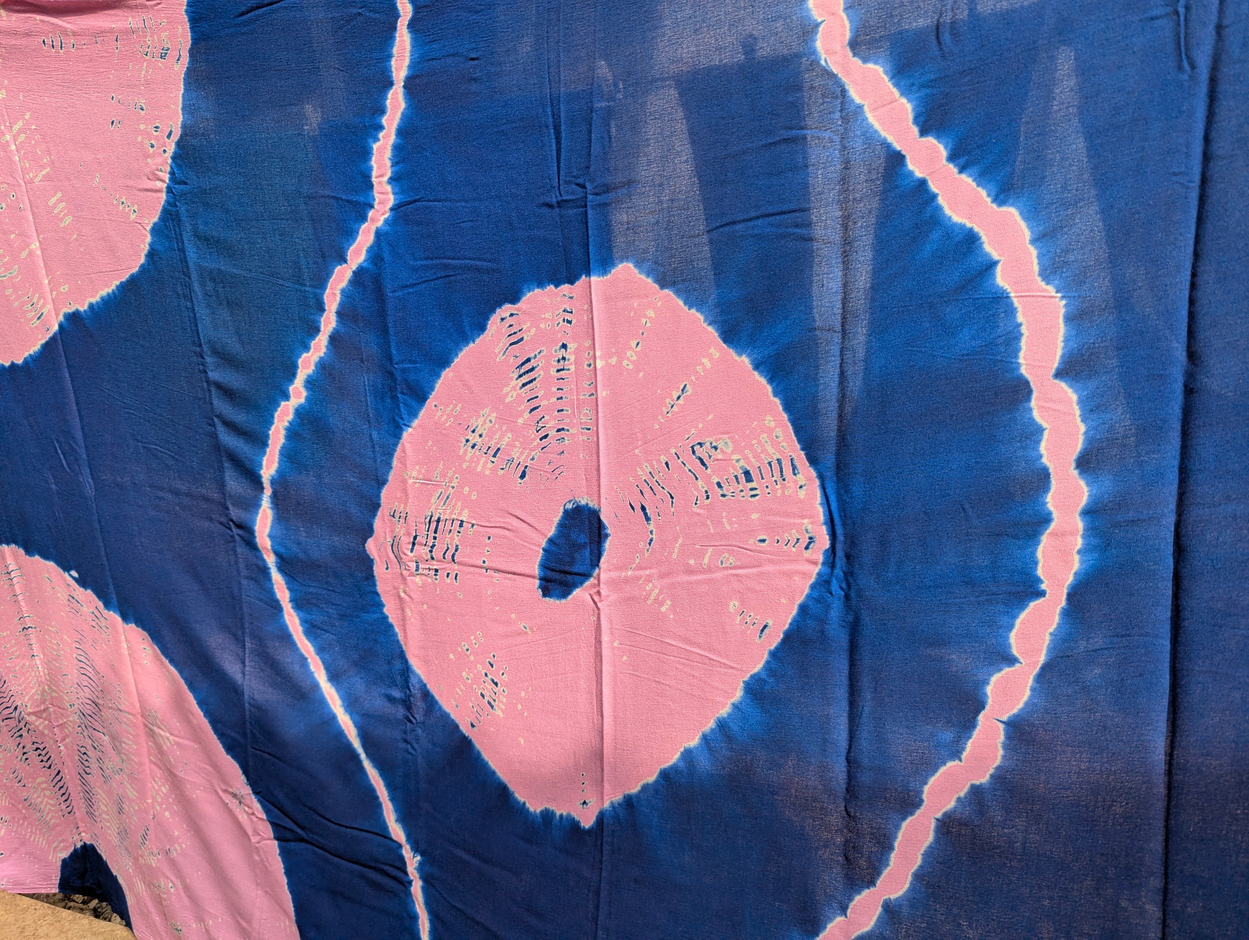 Rayon| Abstract in Indigo