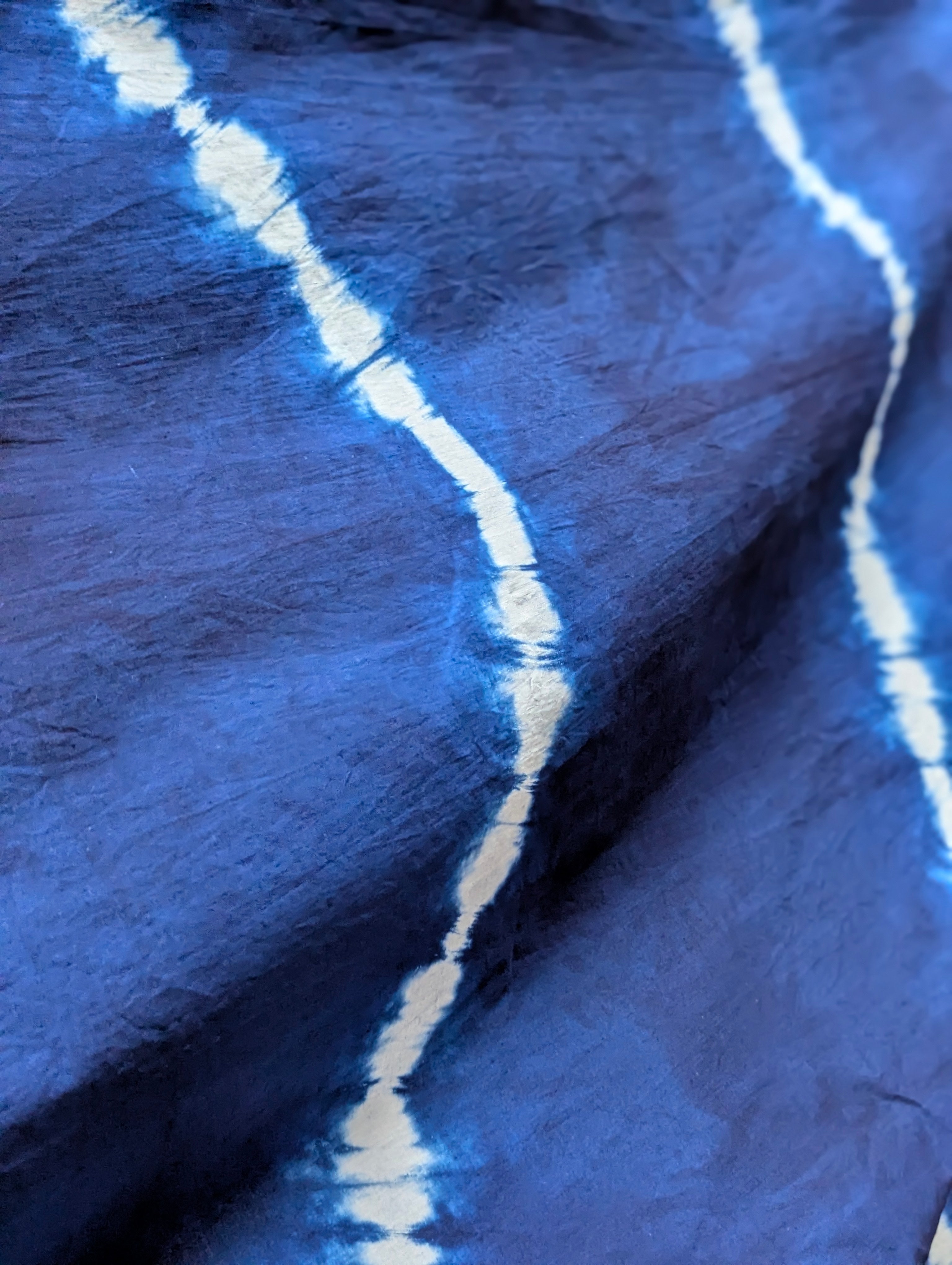 Tie-dye | Zigzag in Indigo