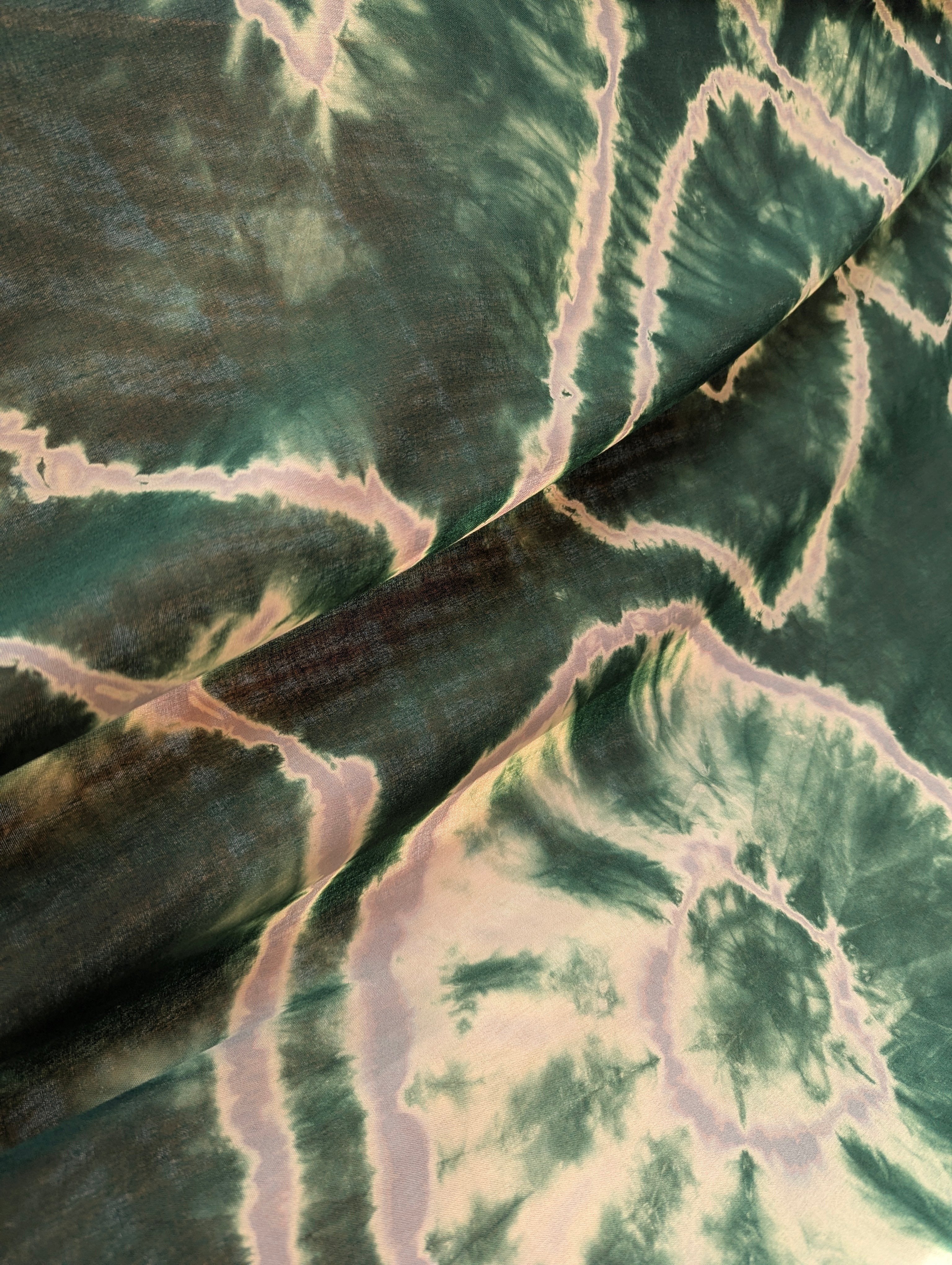 Rayon | Concentric in Forest Green