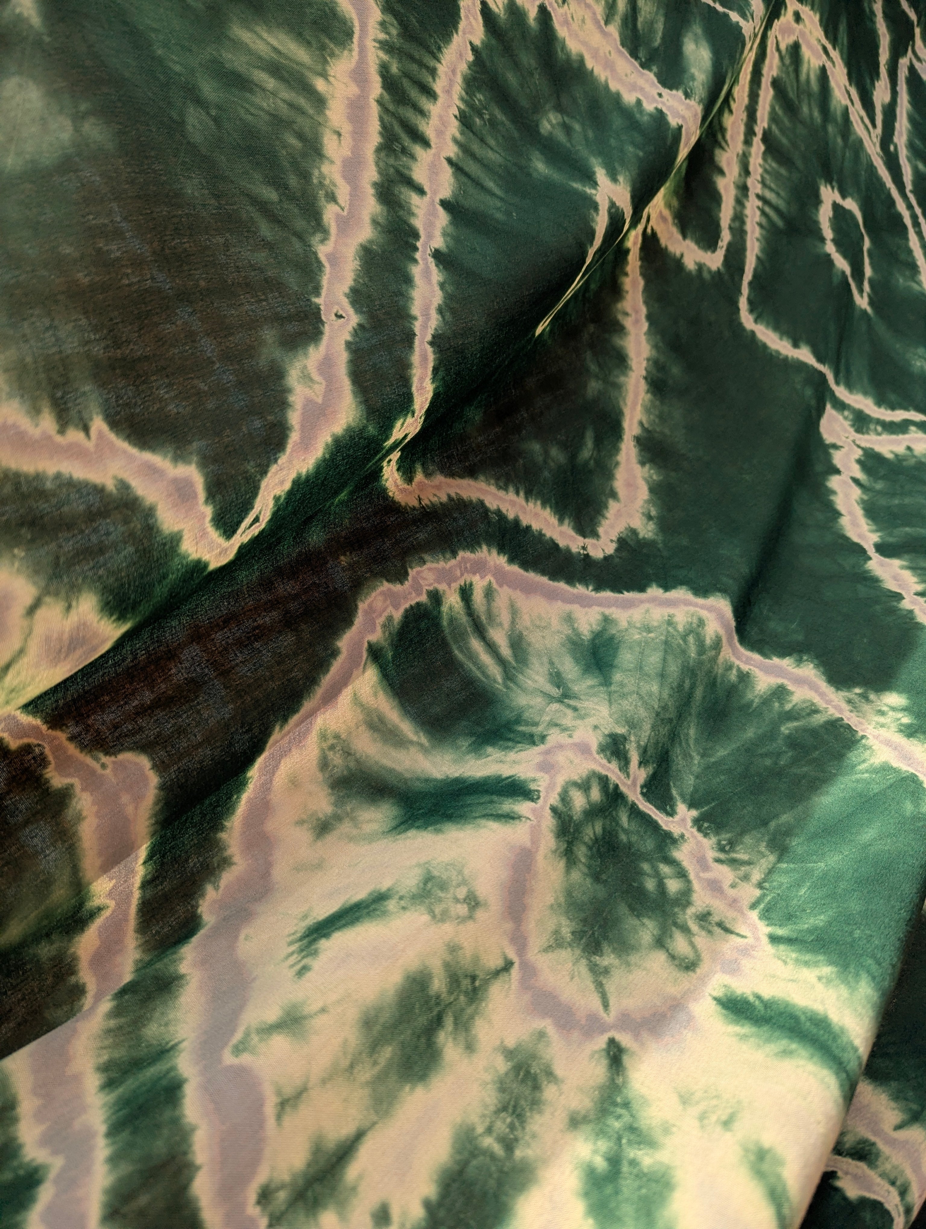 Rayon | Concentric in Forest Green