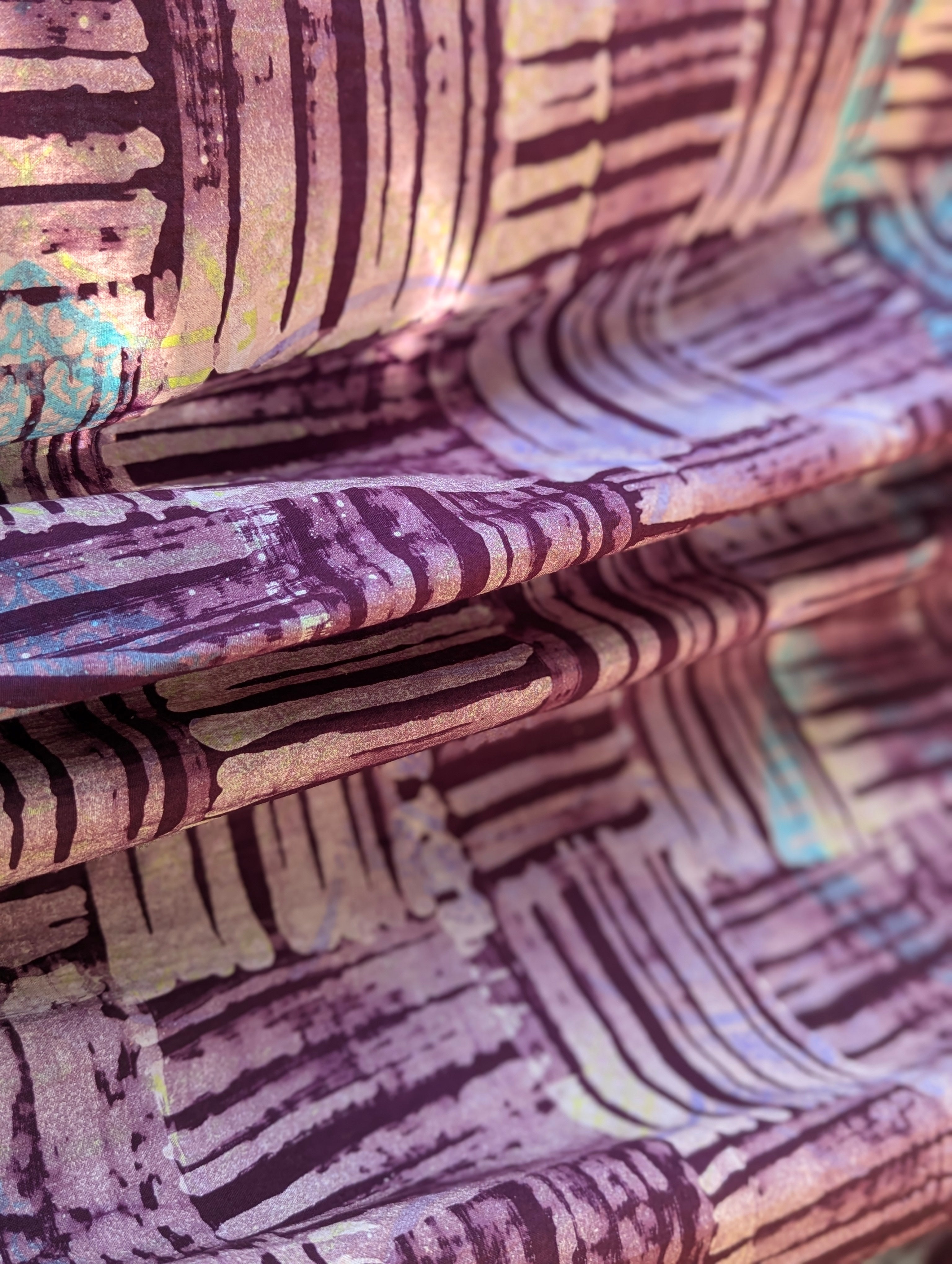 Batik | Kente in Beetroot