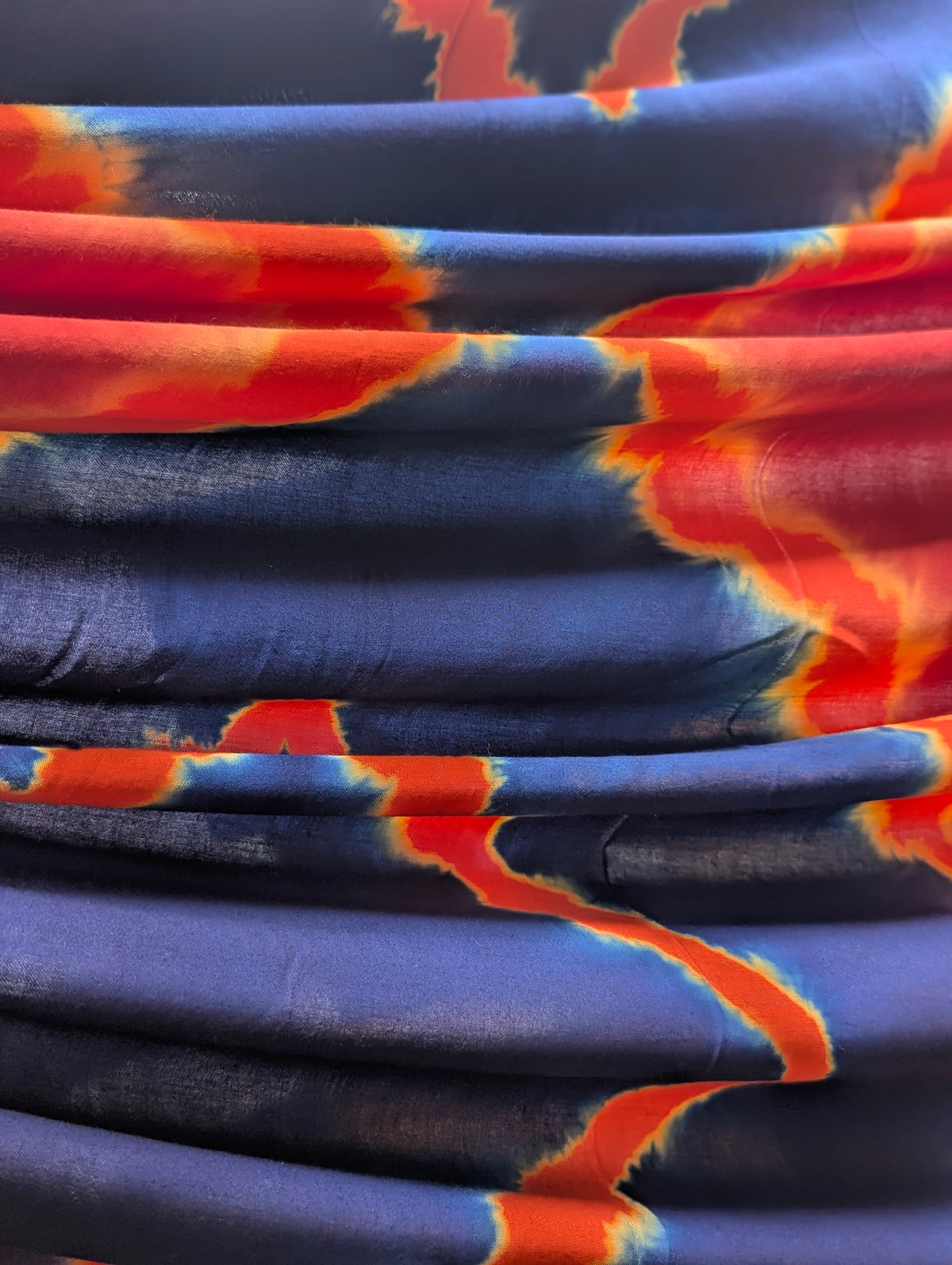 Rayon | Ndalɛ in Blue & Red