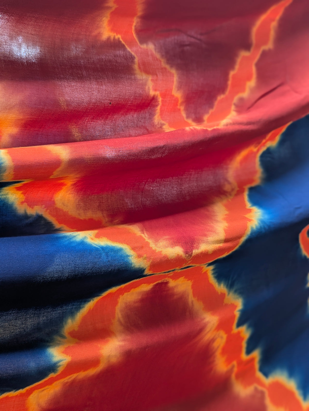 Rayon | Ndalɛ in Blue & Red