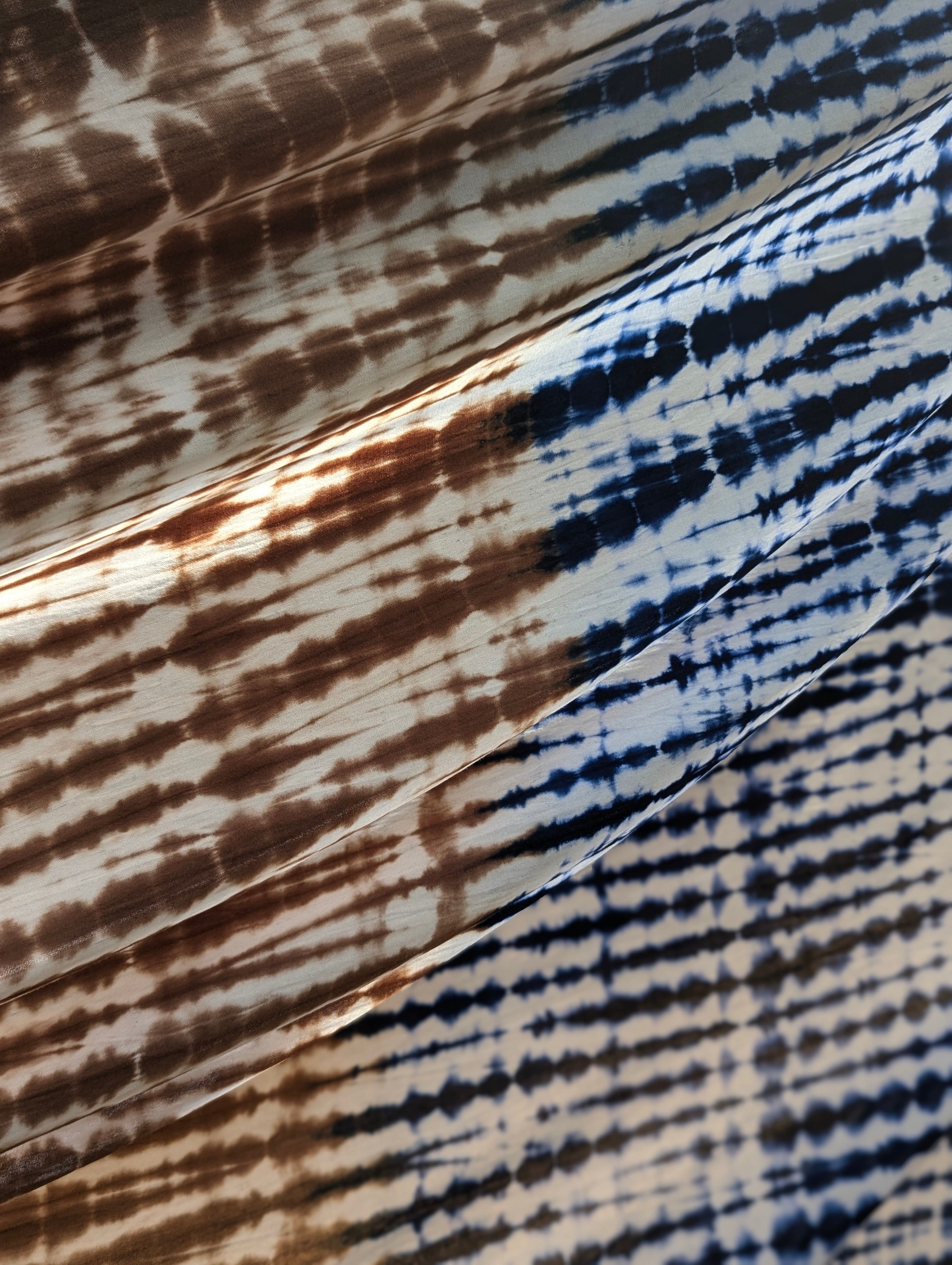 Rayon | Zebra Aba in Cocoblue