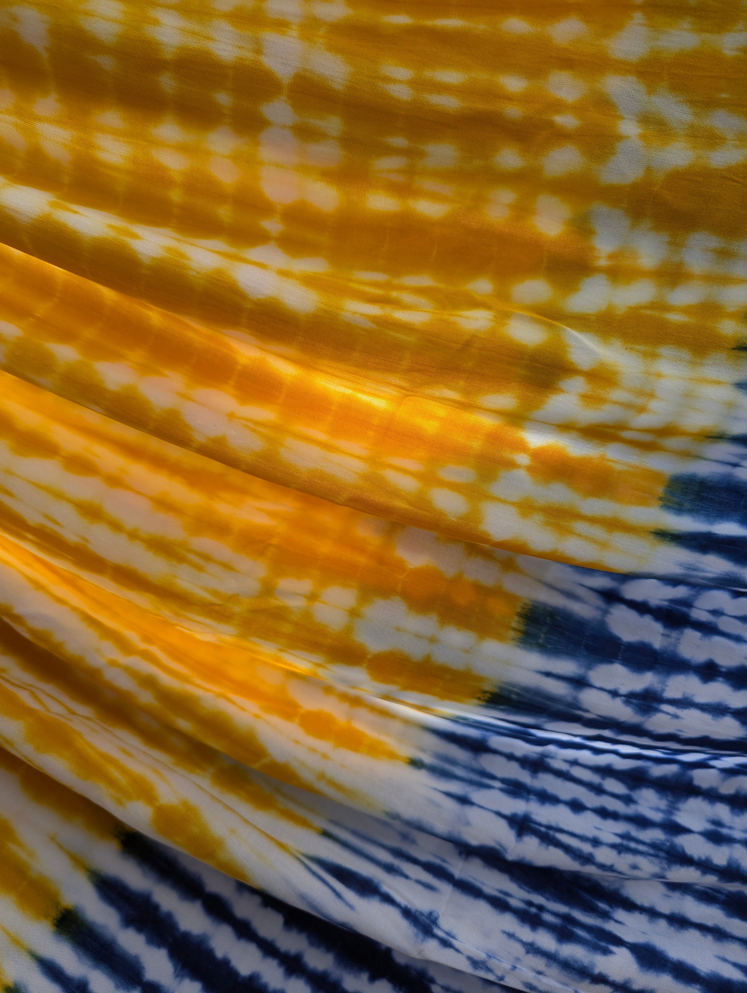 Rayon | Zebra Aba in Tumeric