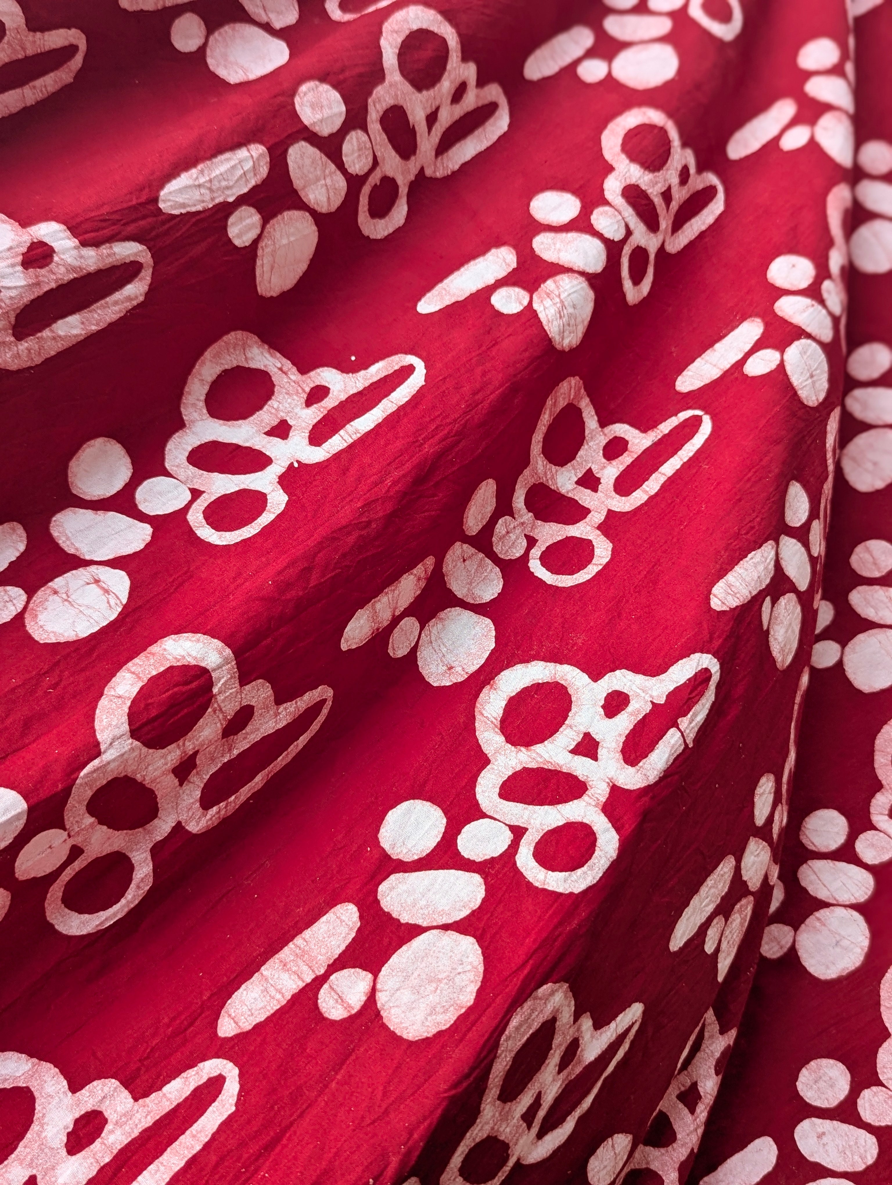 Batik| Spotcheck in Maroon